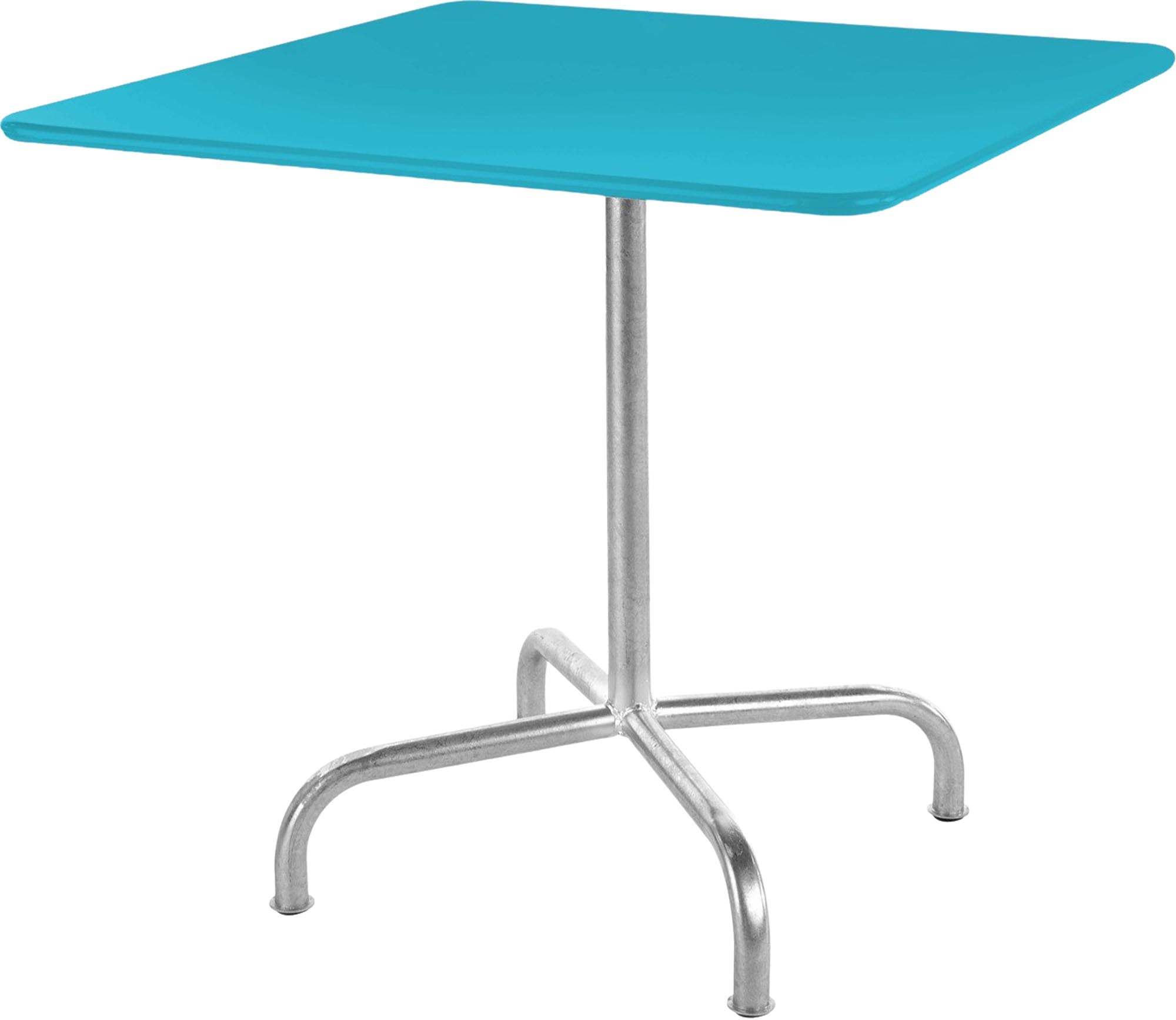 Rigi Metall-Gartentisch 80x80 klappbar in Türkis präsentiert im Onlineshop von KAQTU Design AG. Gartentisch ist von Schaffner