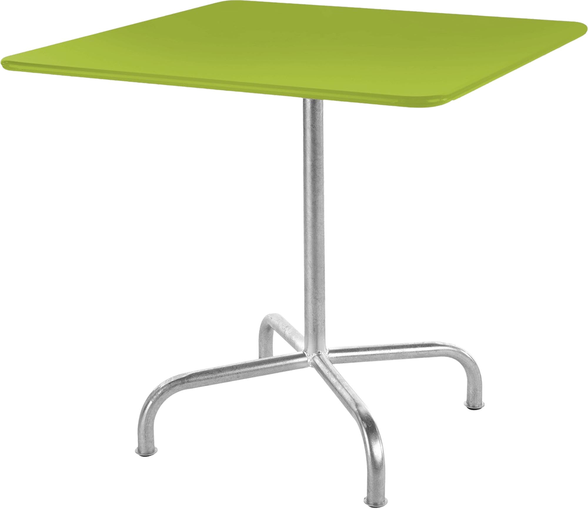 Rigi Metall-Gartentisch 80x80 klappbar in Hellgrün präsentiert im Onlineshop von KAQTU Design AG. Gartentisch ist von Schaffner