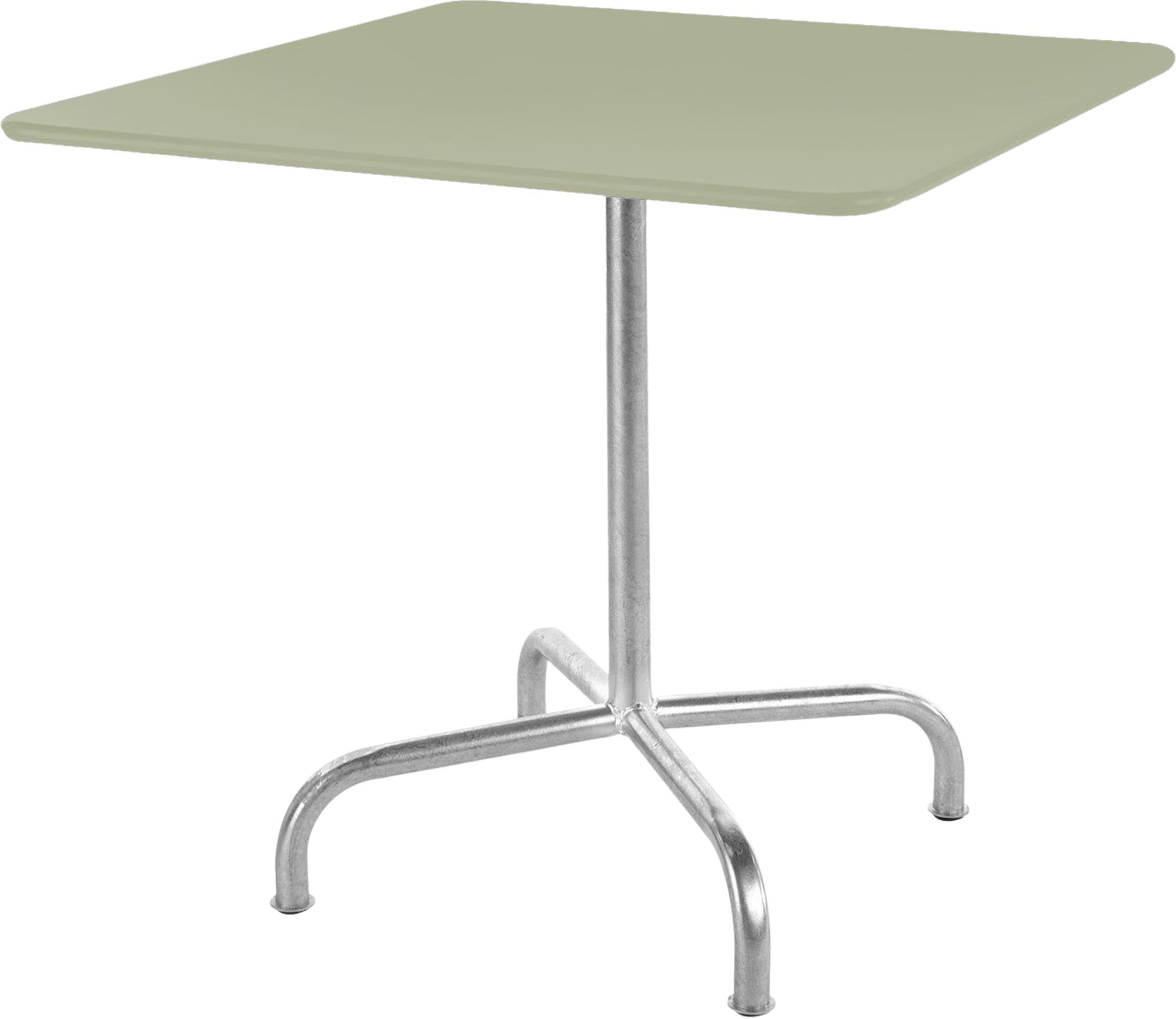 Hochwertiger, wetterfester Rigi Metall-Gartentisch 80x80 cm, klappbar, Schweizer Design, langlebig, pflegeleicht, perfekt für Garten, Balkon oder Terrasse.