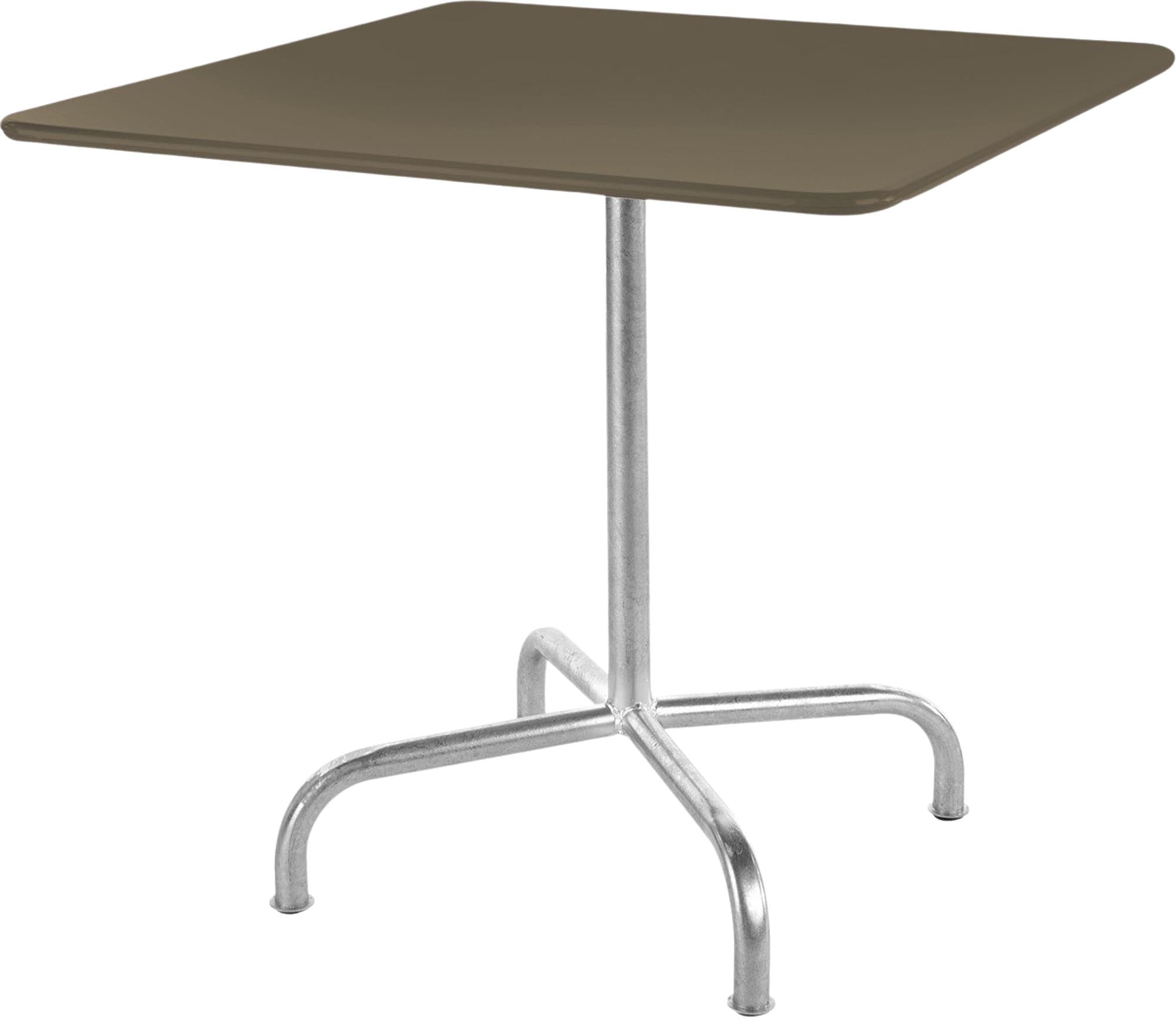 Rigi Metall-Gartentisch 80x80 klappbar in Champagner präsentiert im Onlineshop von KAQTU Design AG. Gartentisch ist von Schaffner