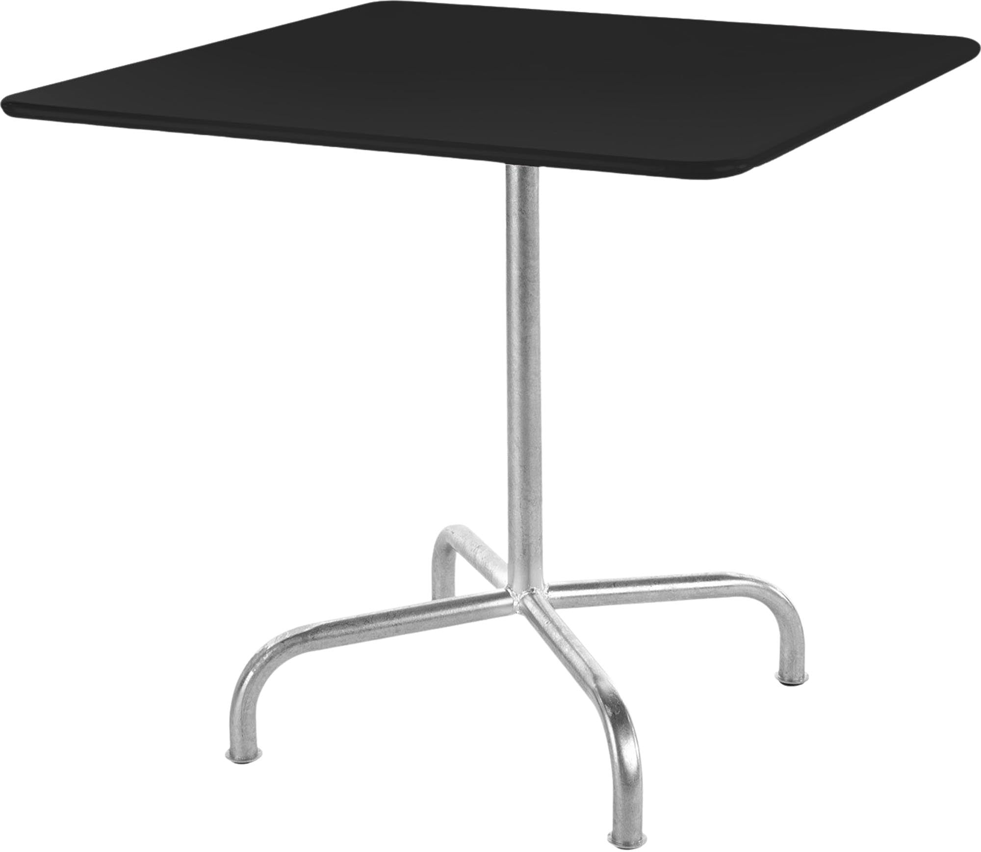 Moderner klappbarer Gartentisch aus robustem Metall, 80x80 cm, ideal für Gartenpartys und entspannte Stunden im Freien.