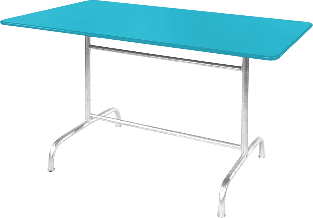 Rigi Metall-Gartentisch 140x80 klappbar in Türkis präsentiert im Onlineshop von KAQTU Design AG. Gartentisch ist von Schaffner