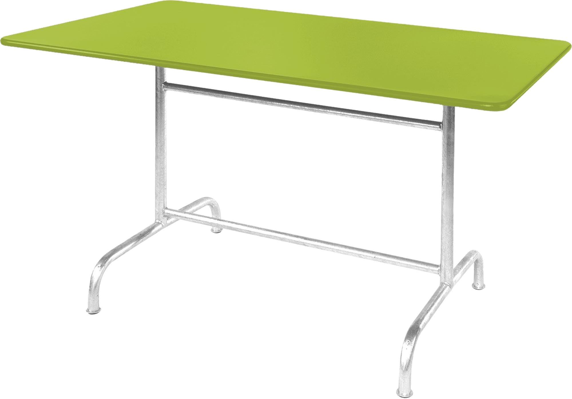 Rigi Metall-Gartentisch 140x80 klappbar in Hellgrün präsentiert im Onlineshop von KAQTU Design AG. Gartentisch ist von Schaffner