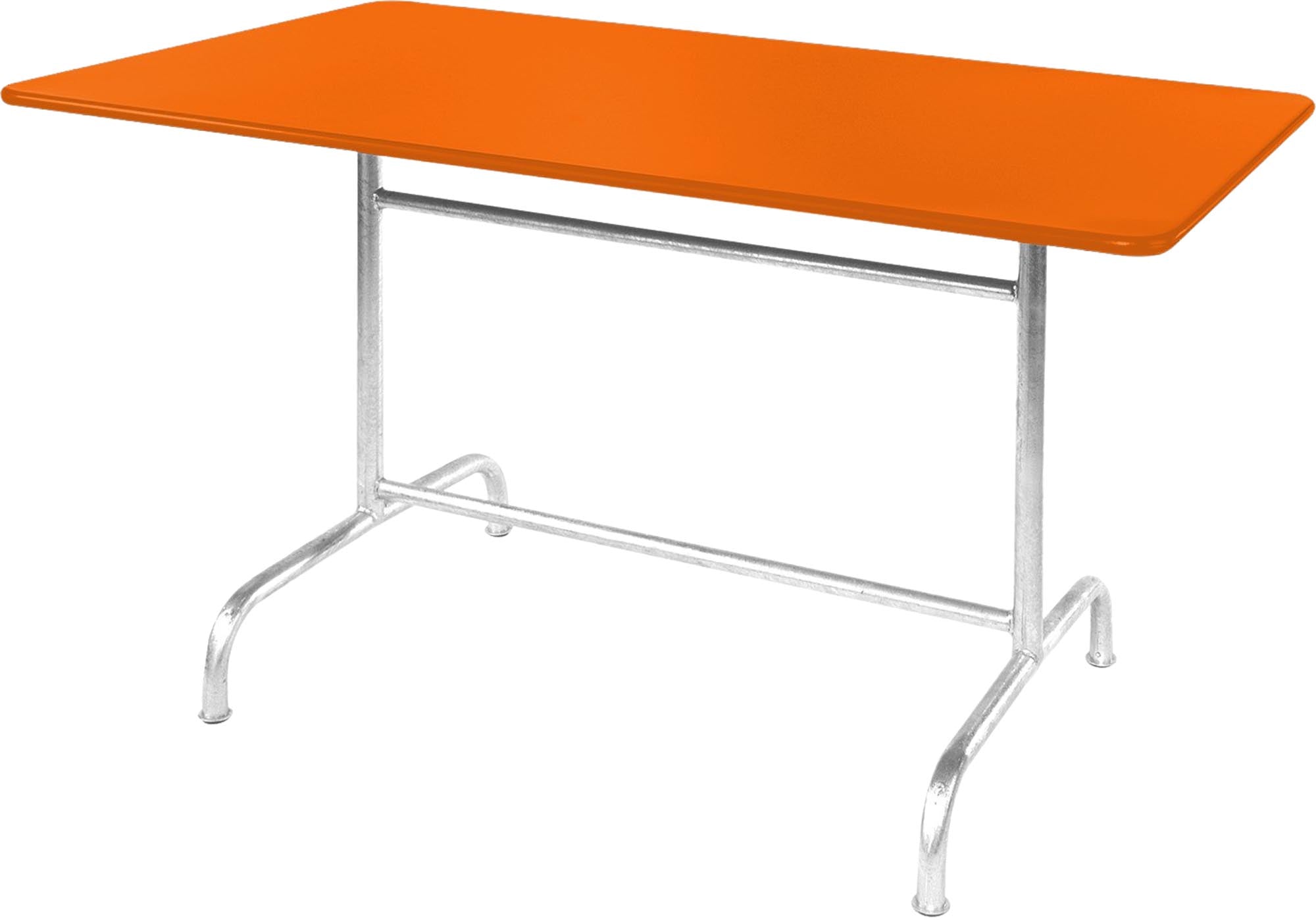 Rigi Metall-Gartentisch 240x80 klappbar in Orange präsentiert im Onlineshop von KAQTU Design AG. Gartentisch ist von Schaffner