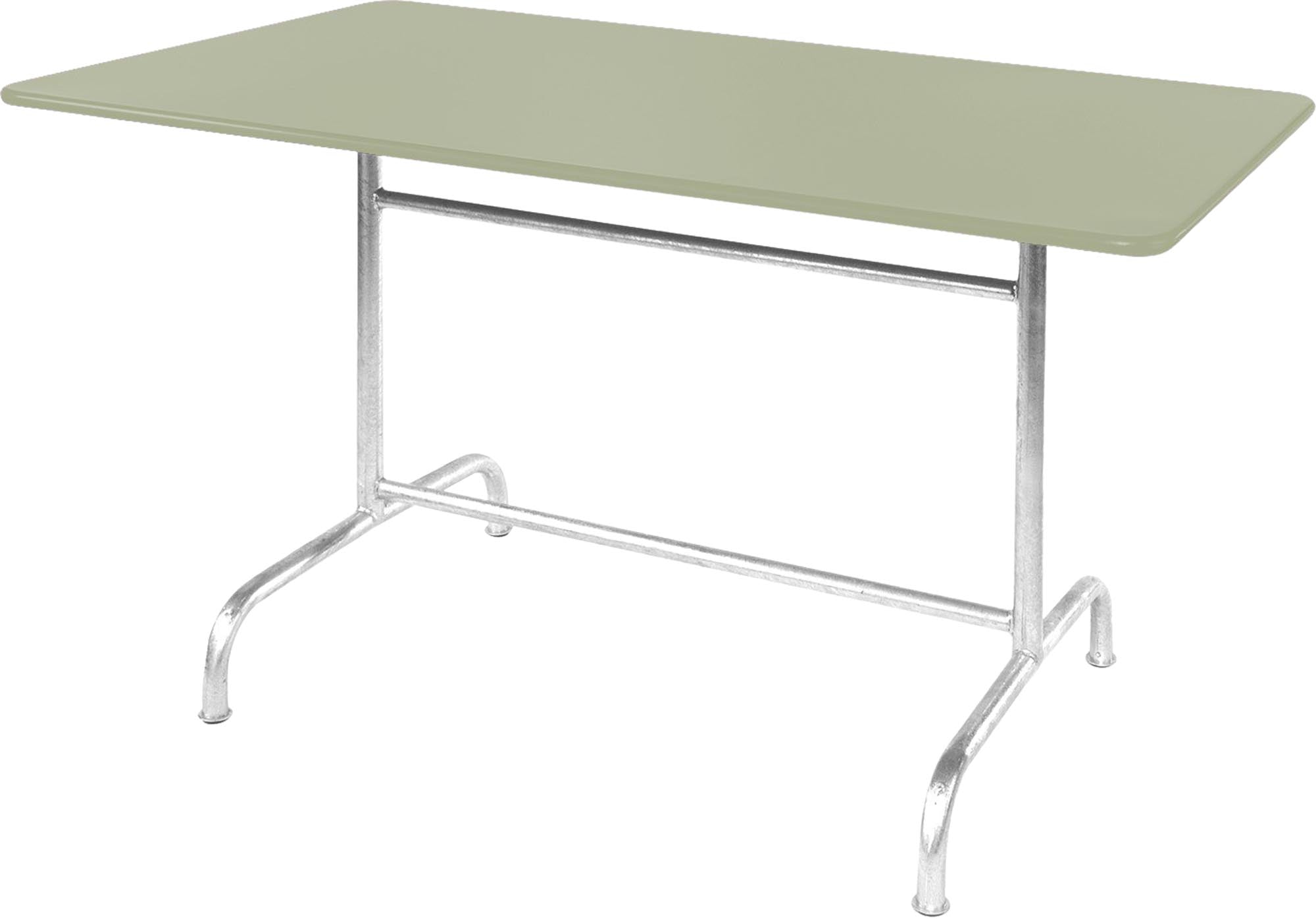 Rigi Metall-Gartentisch 240x80 klappbar in Pastellgrün präsentiert im Onlineshop von KAQTU Design AG. Gartentisch ist von Schaffner