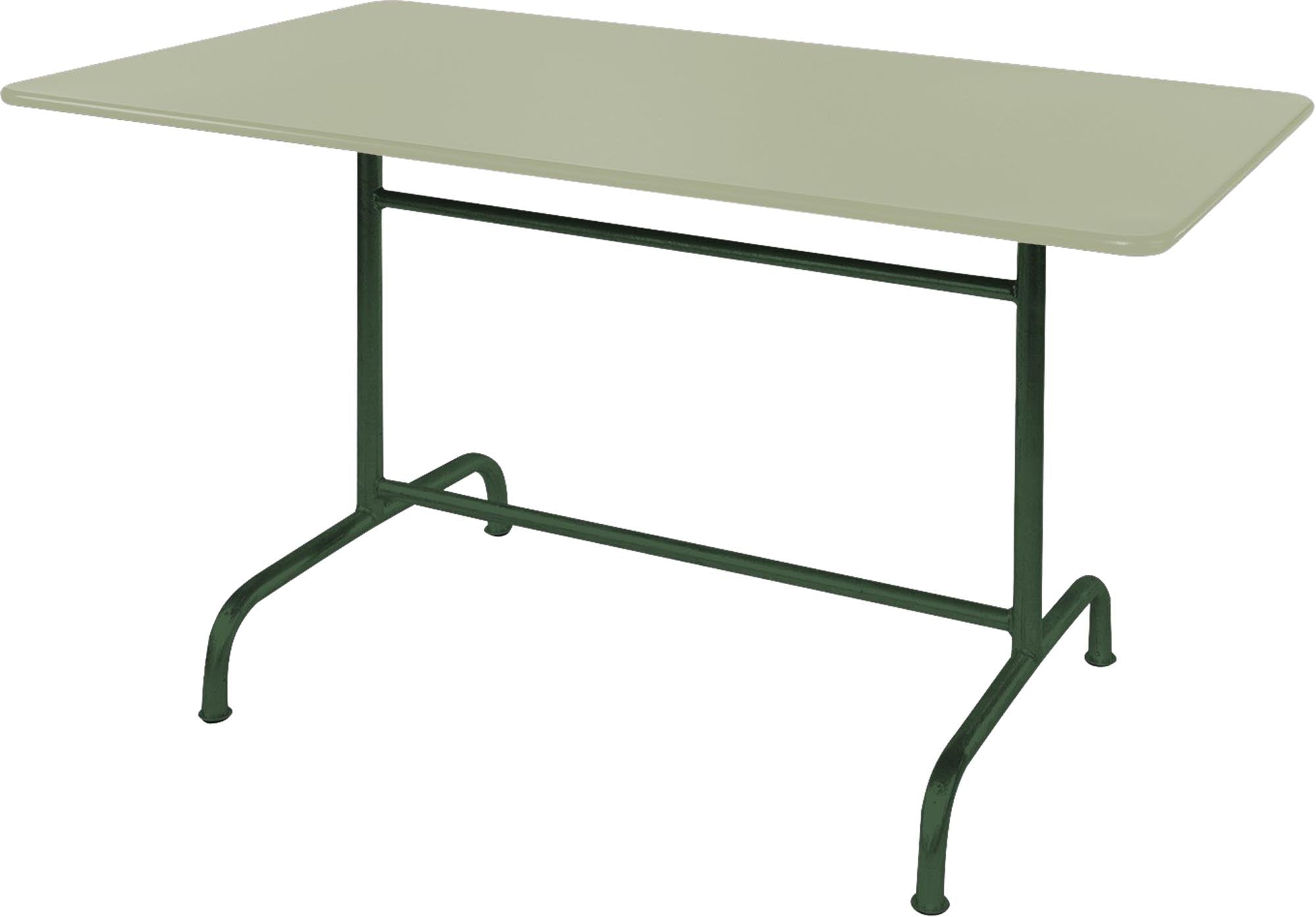 Rigi Metall-Gartentisch 240x80 klappbar in Pastellgrün präsentiert im Onlineshop von KAQTU Design AG. Gartentisch ist von Schaffner
