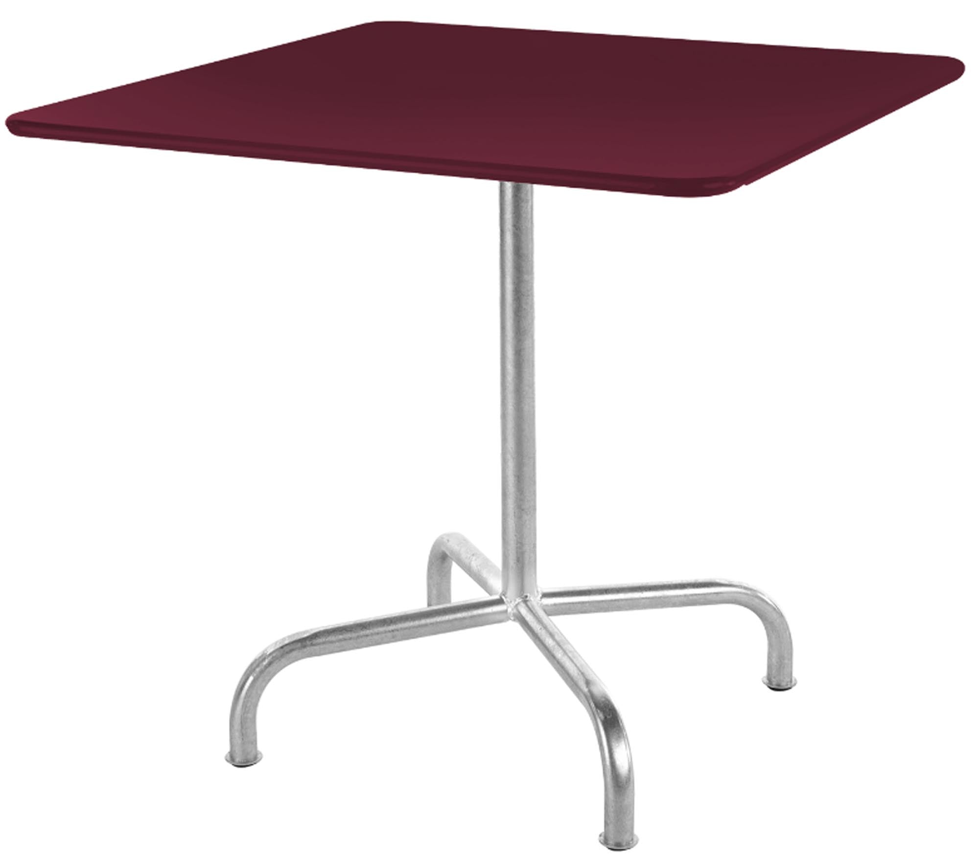 Schaffner Rigi Metall-Gartentisch 70x70 cm, klappbar, wetterfest, langlebig, stilvoll, leicht zu reinigen, perfekt für Garten, Balkon und Terrasse.