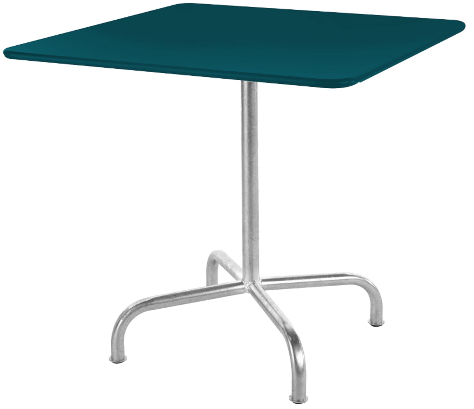Rigi Metall-Gartentisch 70x70 klappbar in Kaliblau präsentiert im Onlineshop von KAQTU Design AG. Gartentisch ist von Schaffner