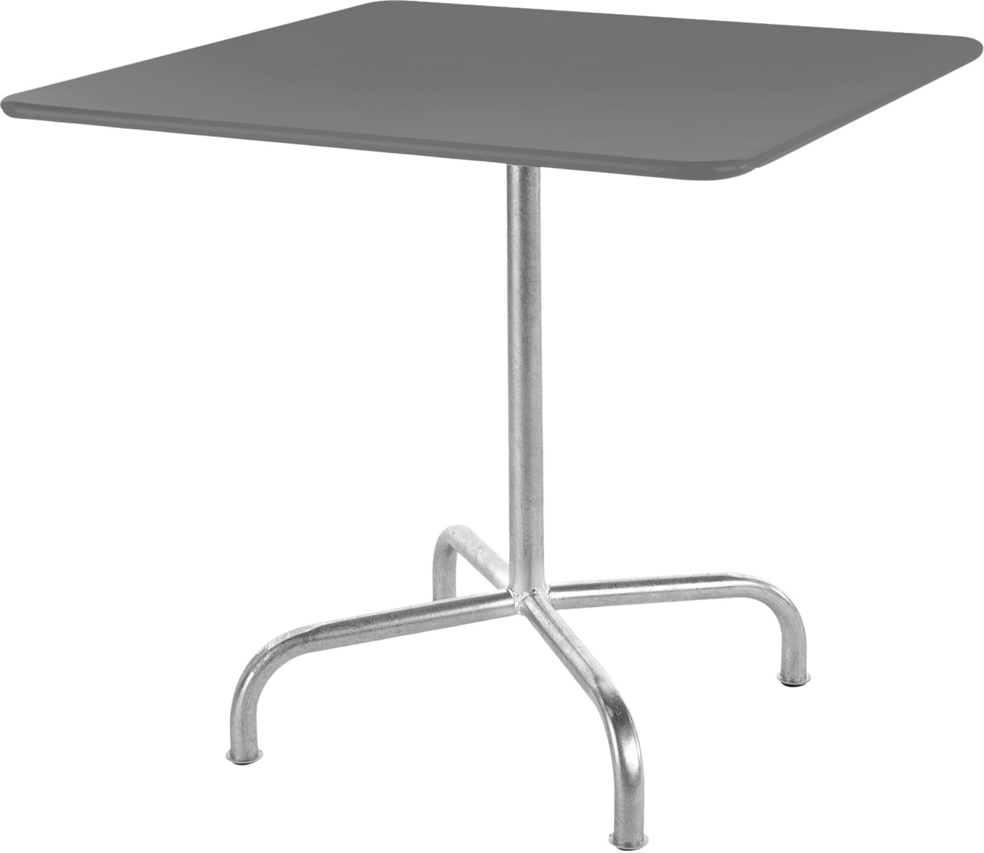Rigi Metall-Gartentisch 70x70 klappbar in Alusilber präsentiert im Onlineshop von KAQTU Design AG. Gartentisch ist von Schaffner