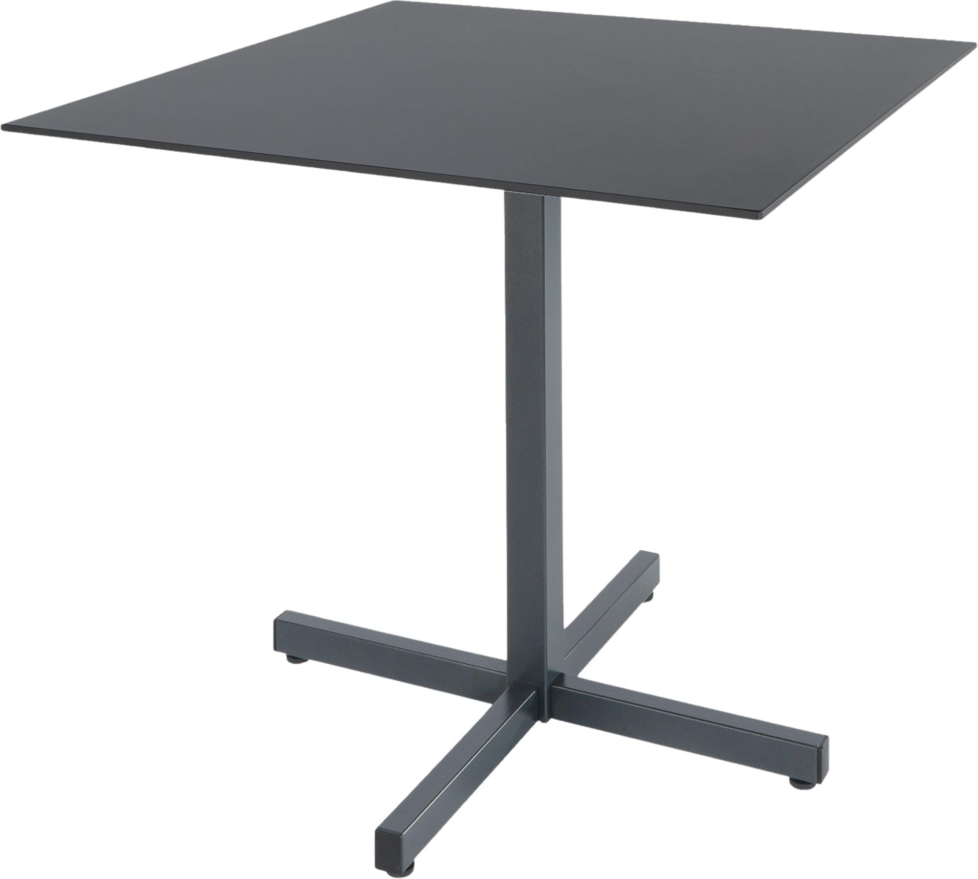 Luzern Glasfaser-Gartentisch 80x80 klappbar, wetterfest, pflegeleicht, langlebig, Swiss Made, outdoor, UV-beständig, stilvoll, robust.