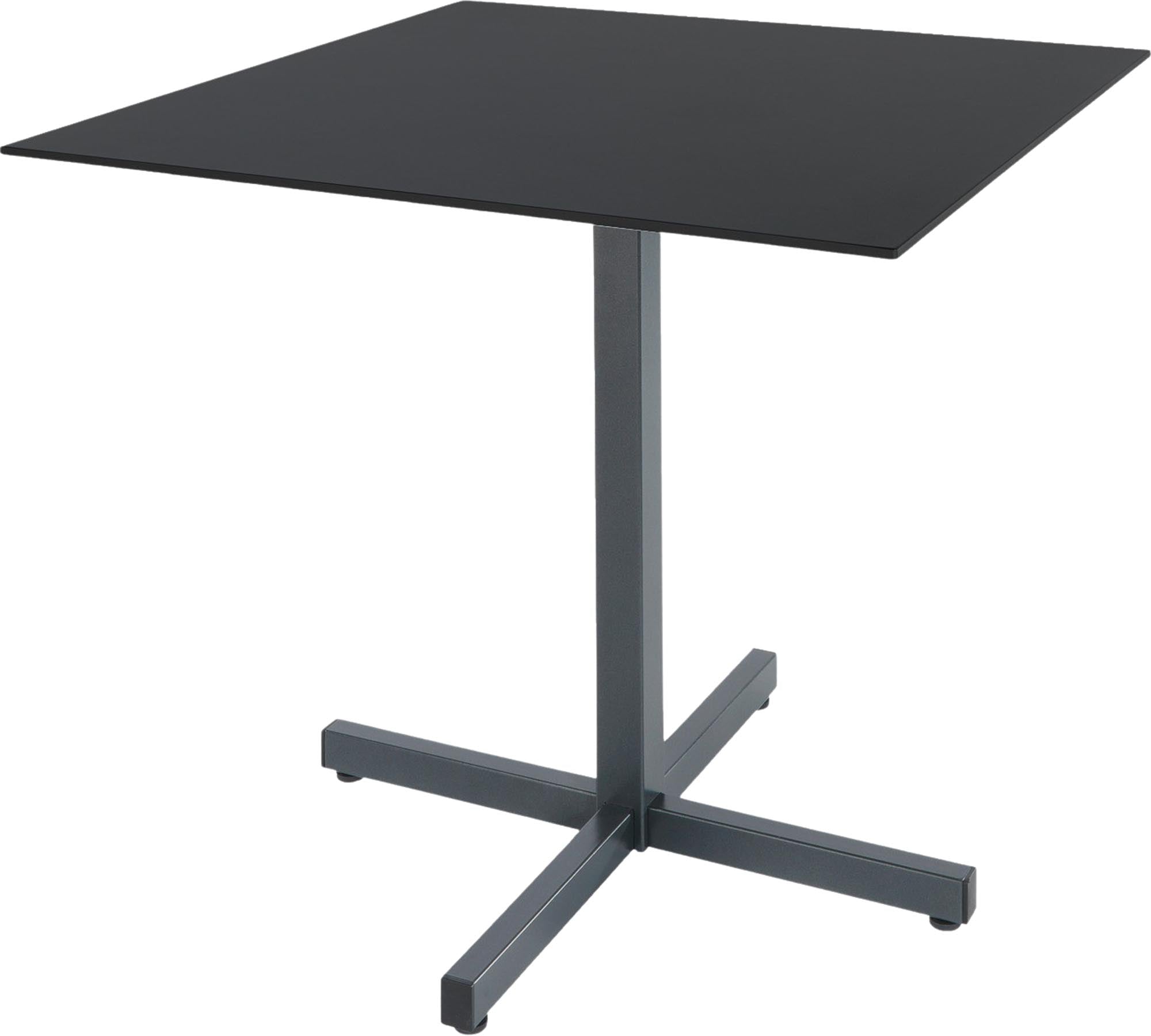 Luzern Glasfaser-Gartentisch 80x80 cm, klappbar, wetterfest, UV-beständig, robustes Design, pflegeleicht, ideal für den Außenbereich.