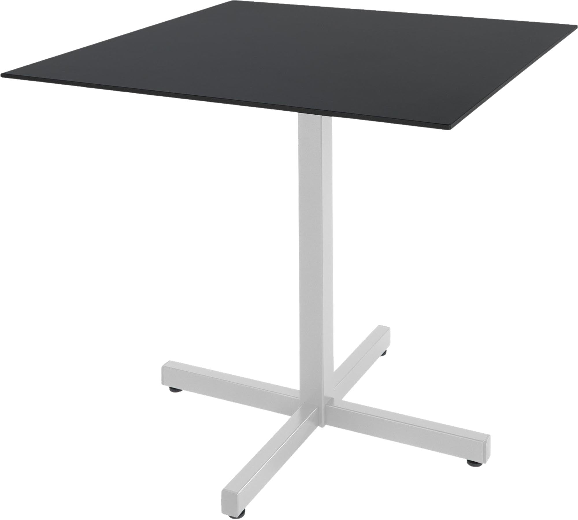 Luzern Glasfaser-Gartentisch 80x80 klappbar von Schaffner: wetterfest, UV-beständig, pflegeleicht, langlebig, stilvoll und vielseitig für den Außenbereich.