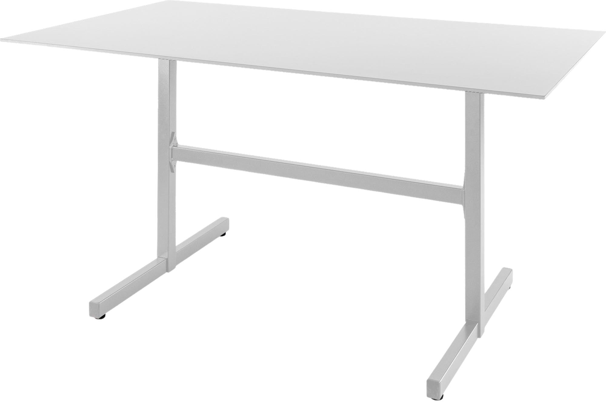 Eleganter, wetterfester Luzern Glasfaser-Gartentisch 120x80 cm, klappbar und langlebig. Perfekt für Garten, Balkon oder Terrasse – flexibel und pflegeleicht.