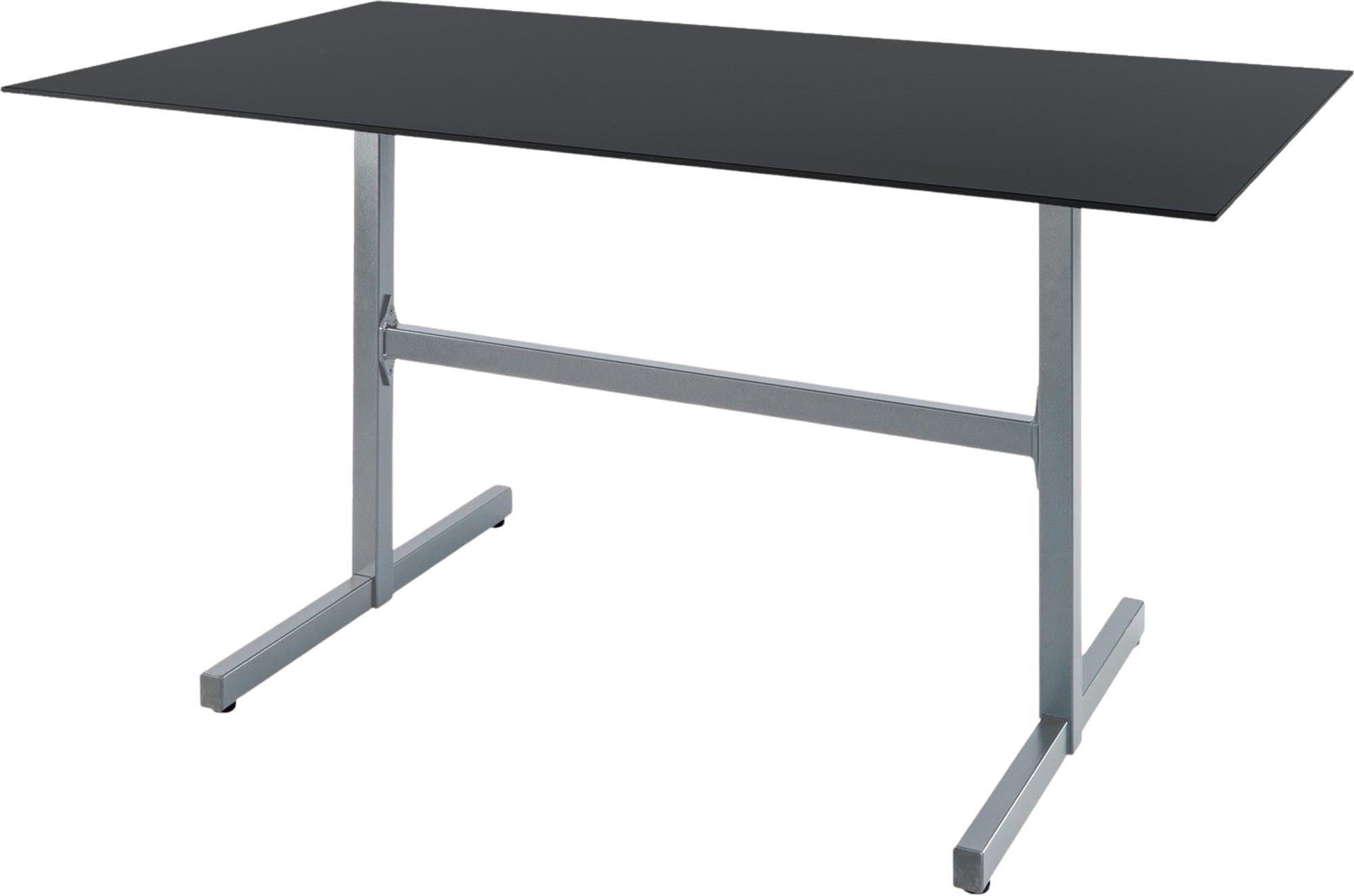 Eleganter Fiberglastisch Basel 140x80 von Schaffner für Outdoor-Design.