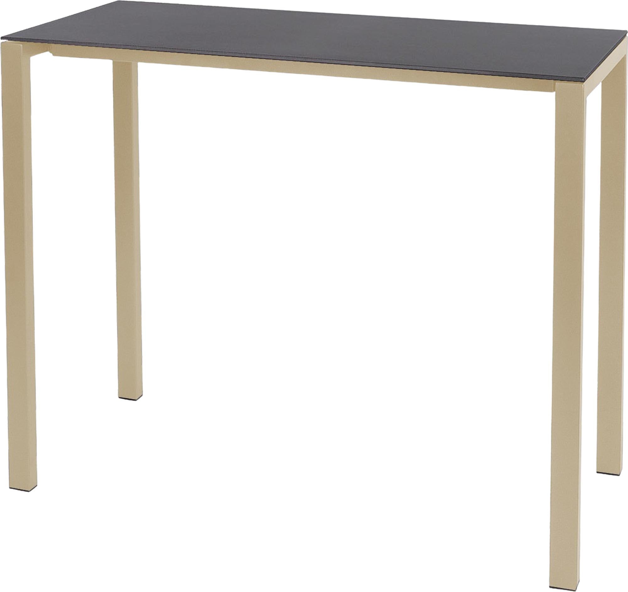 Luzern Glasfaser-Stehtisch Outdoor Decor 140x60 in Graphit präsentiert im Onlineshop von KAQTU Design AG. Hochtisch Outdoor ist von Schaffner