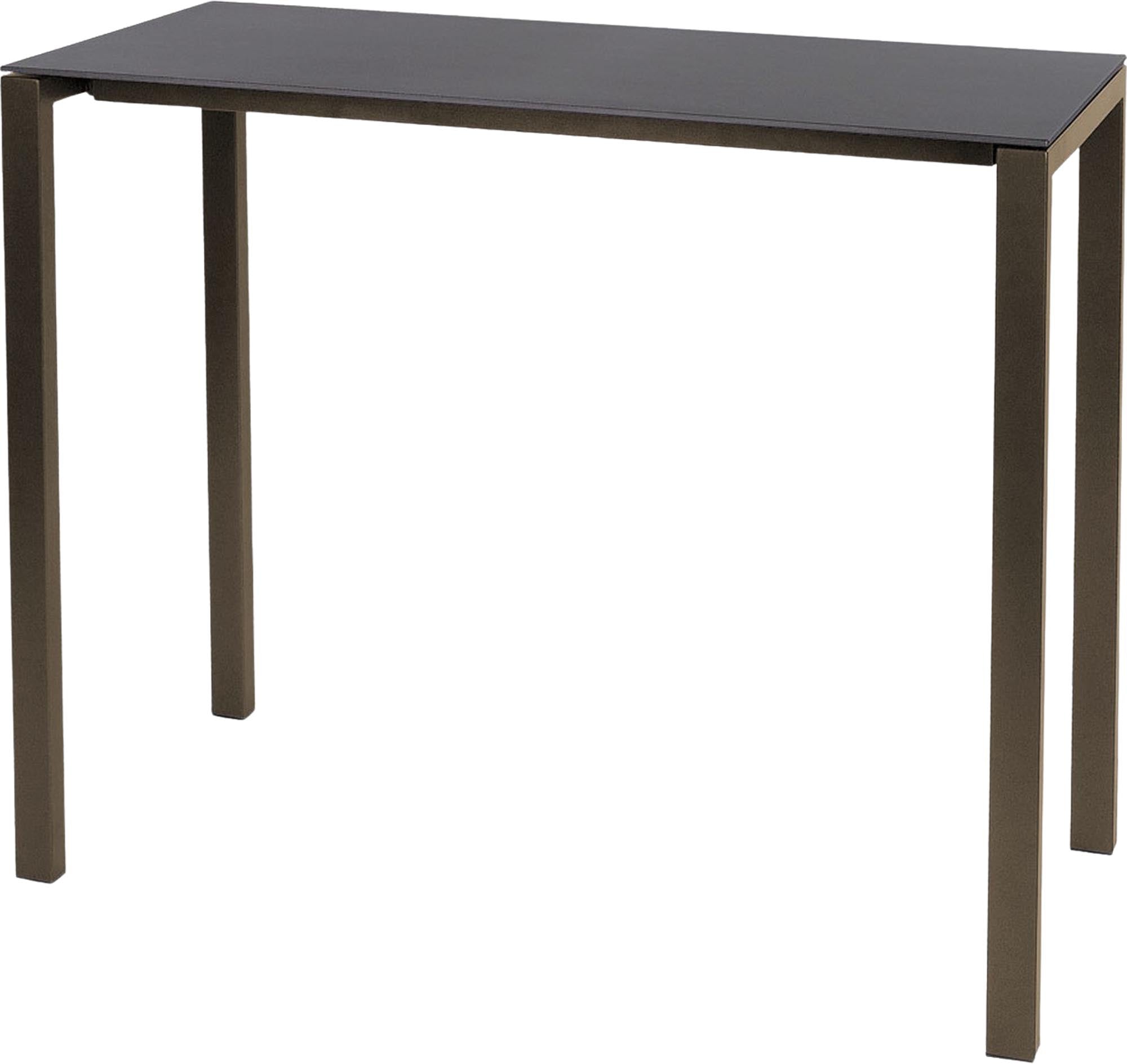 Luzern Glasfaser-Stehtisch 140x60 aus wetterfestem, langlebigem Material, UV-beständig, pflegeleicht und nachhaltig – ideal für Garten, Terrasse und Gastronomie.