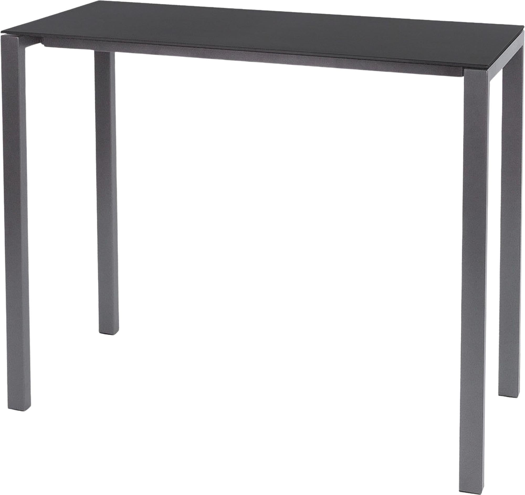 Luzern Glasfaser-Stehtisch 140x60 aus wetterfestem, langlebigem Material, UV-beständig, pflegeleicht und nachhaltig – ideal für Garten, Terrasse und Gastronomie.