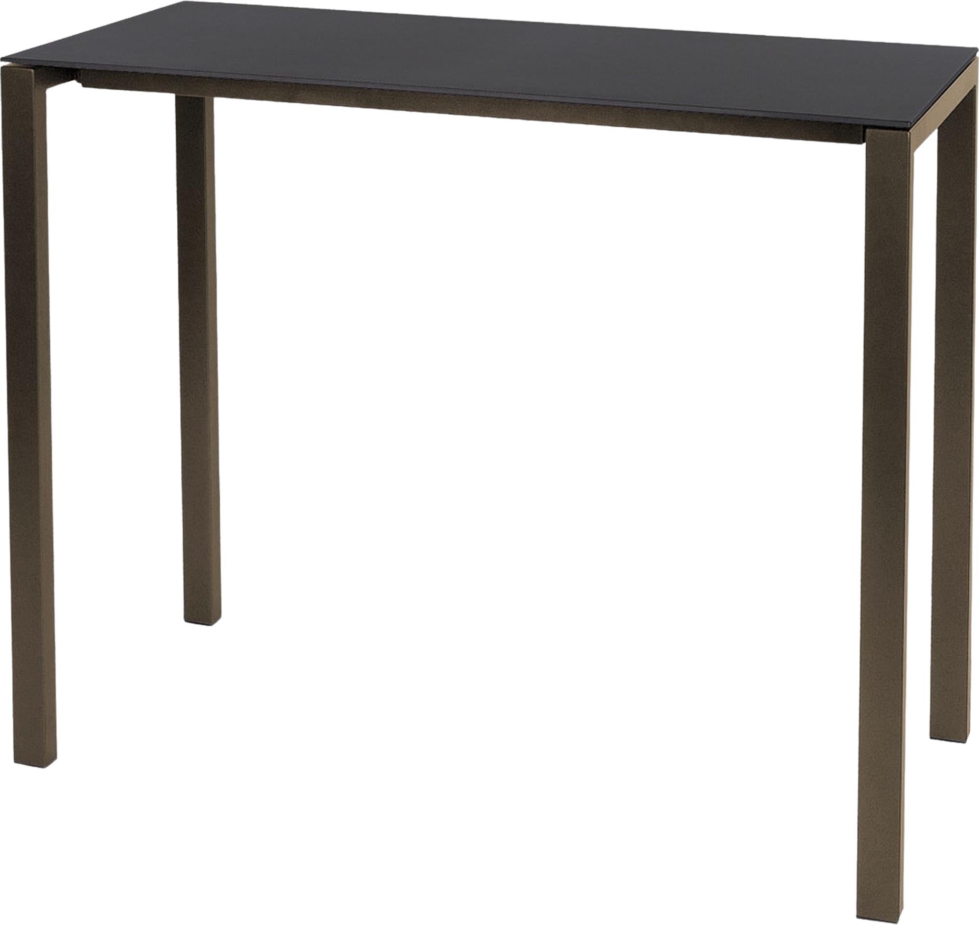 Luzern Glasfaser-Stehtisch 140x60 aus wetterfestem, langlebigem Material, UV-beständig, pflegeleicht und nachhaltig – ideal für Garten, Terrasse und Gastronomie.