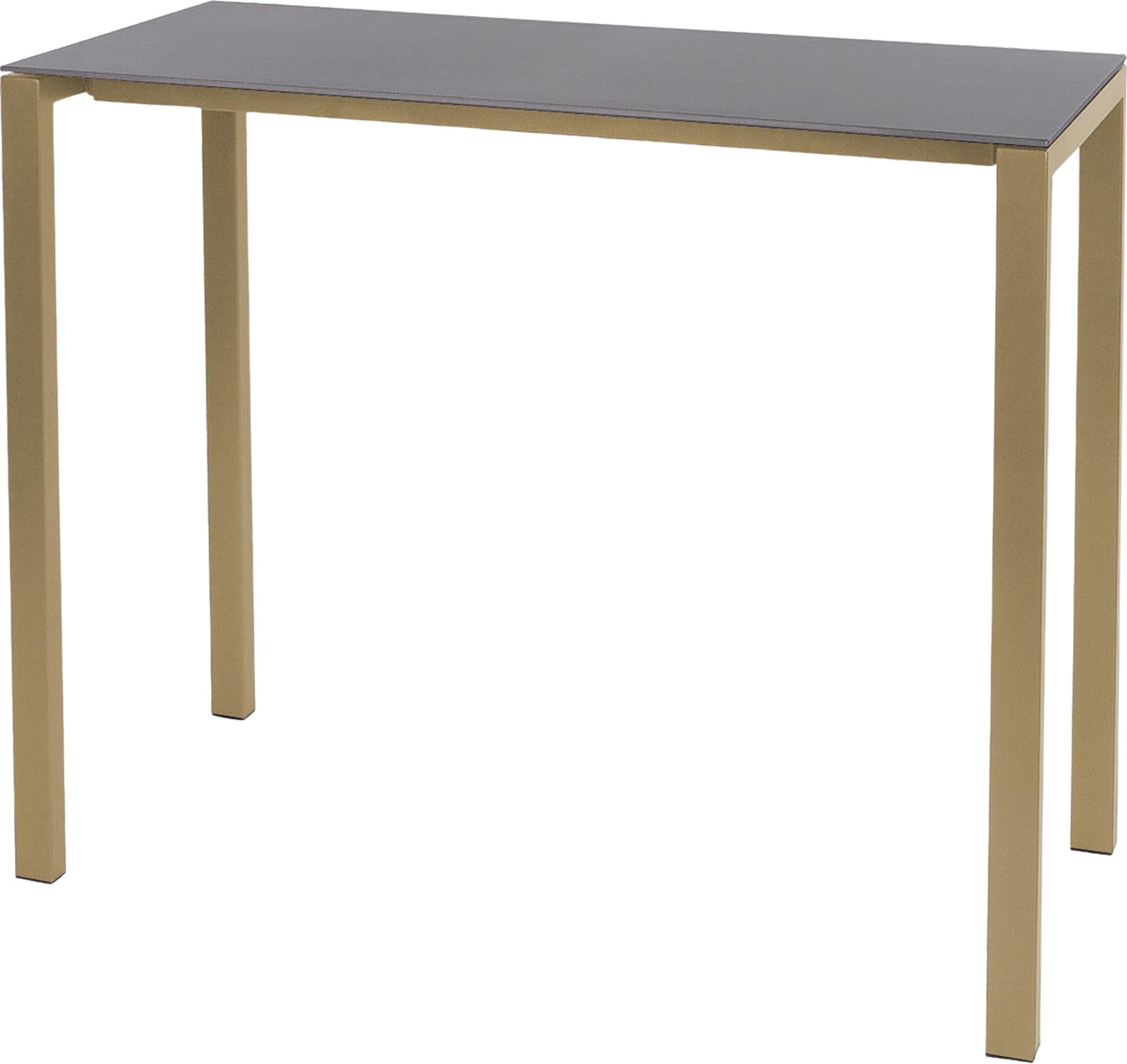 Eleganter, wetterfester Luzern Glasfaser-Stehtisch 140x60 für Outdoor, langlebig, UV-beständig, pflegeleicht und nachhaltig – perfekt für Garten, Terrasse und Gastronomie.