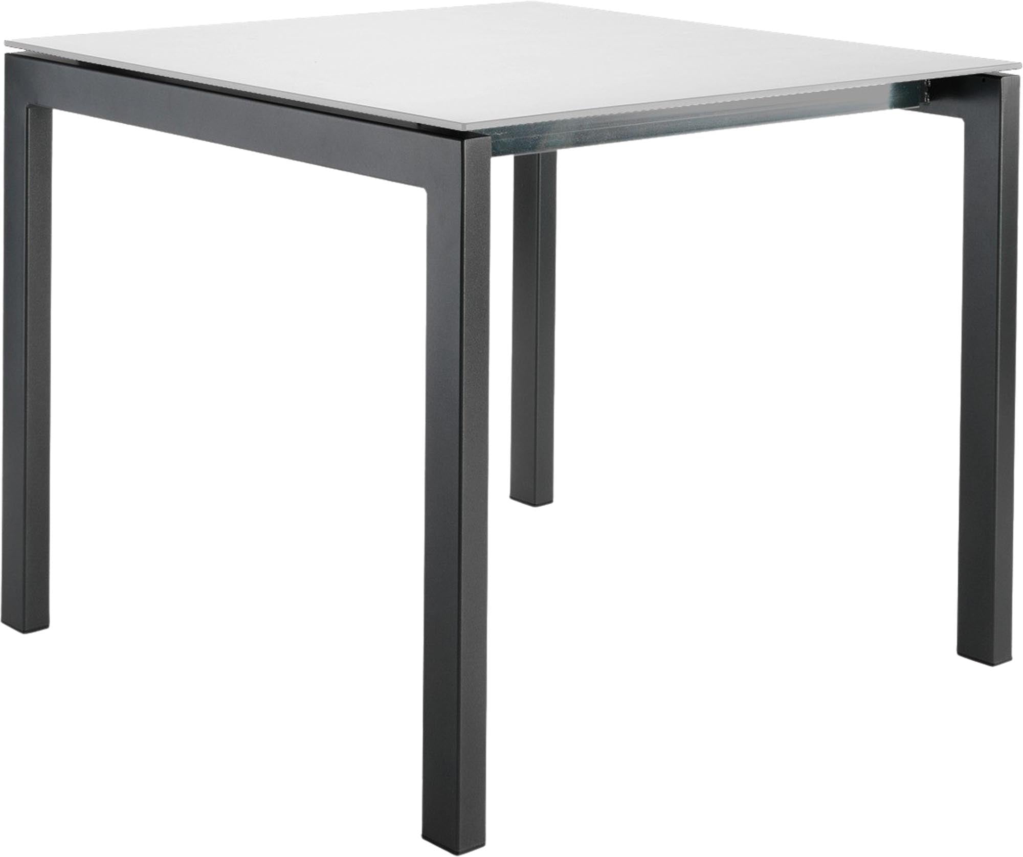 Luzern Glasfaser-Gartentisch Decor 80x80 in Weiss präsentiert im Onlineshop von KAQTU Design AG. Gartentisch ist von Schaffner