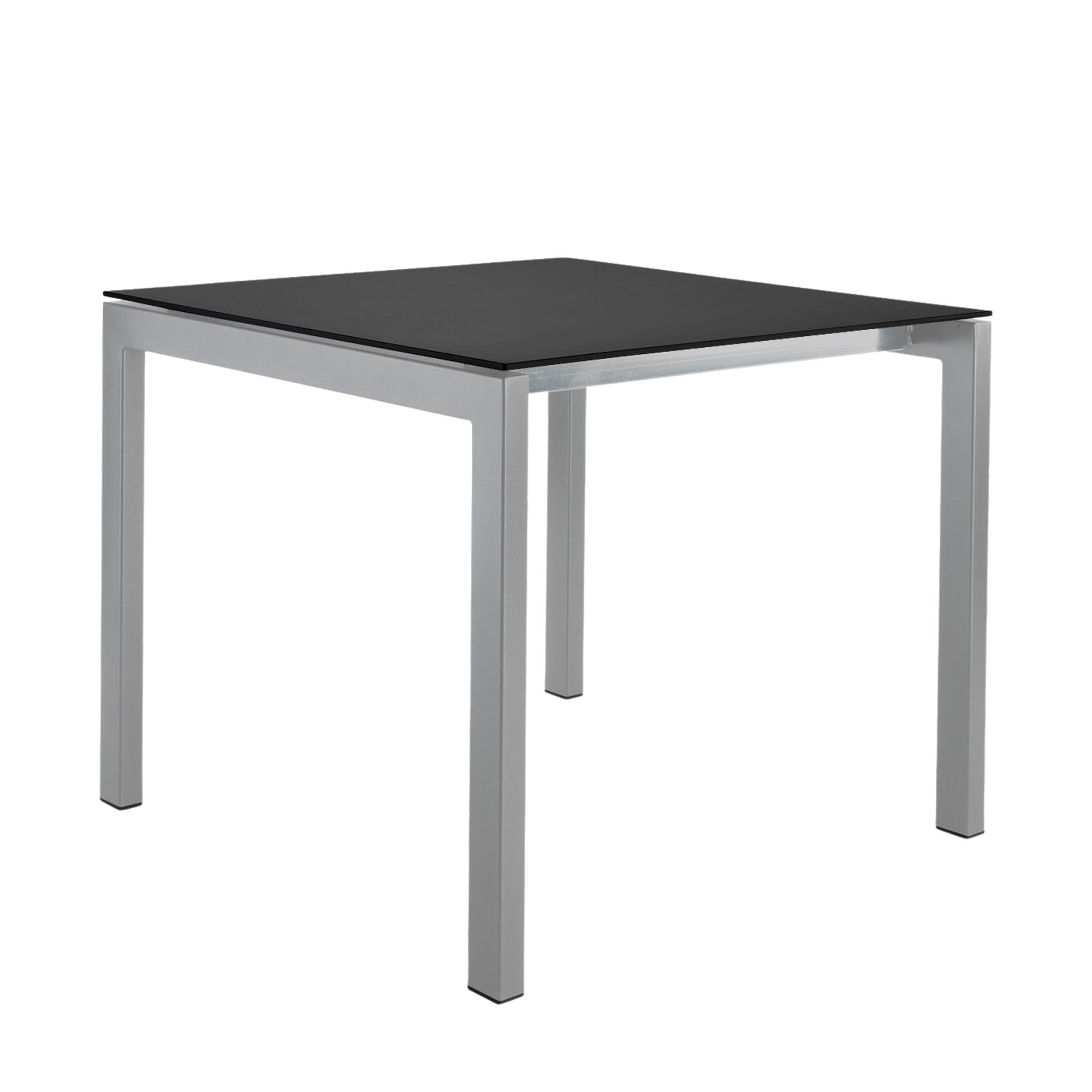 Luzern Glasfaser-Gartentisch Decor 90x90 in Anthrazit präsentiert im Onlineshop von KAQTU Design AG. Gartentisch ist von Schaffner