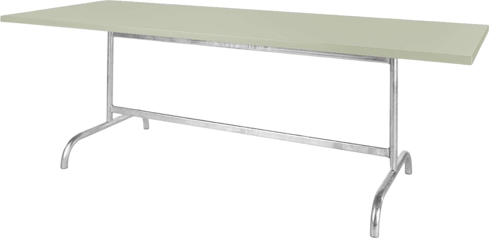 Säntis Metall-Gartentisch 180x80 klappbar in Pastellgrün präsentiert im Onlineshop von KAQTU Design AG. Gartentisch ist von Schaffner