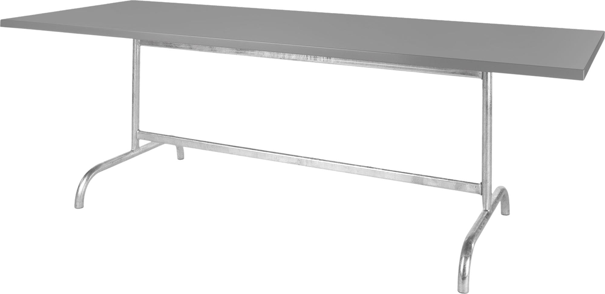 Säntis Metall-Gartentisch 180x80 klappbar in Alusilber präsentiert im Onlineshop von KAQTU Design AG. Gartentisch ist von Schaffner