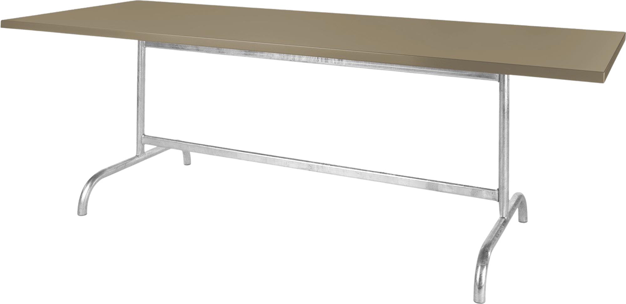 Säntis Metall-Gartentisch 180x80 klappbar in Champagner präsentiert im Onlineshop von KAQTU Design AG. Gartentisch ist von Schaffner