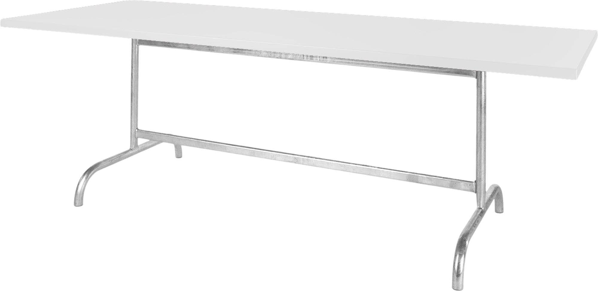 Säntis Metall-Gartentisch 180x80 klappbar in Weiss präsentiert im Onlineshop von KAQTU Design AG. Gartentisch ist von Schaffner