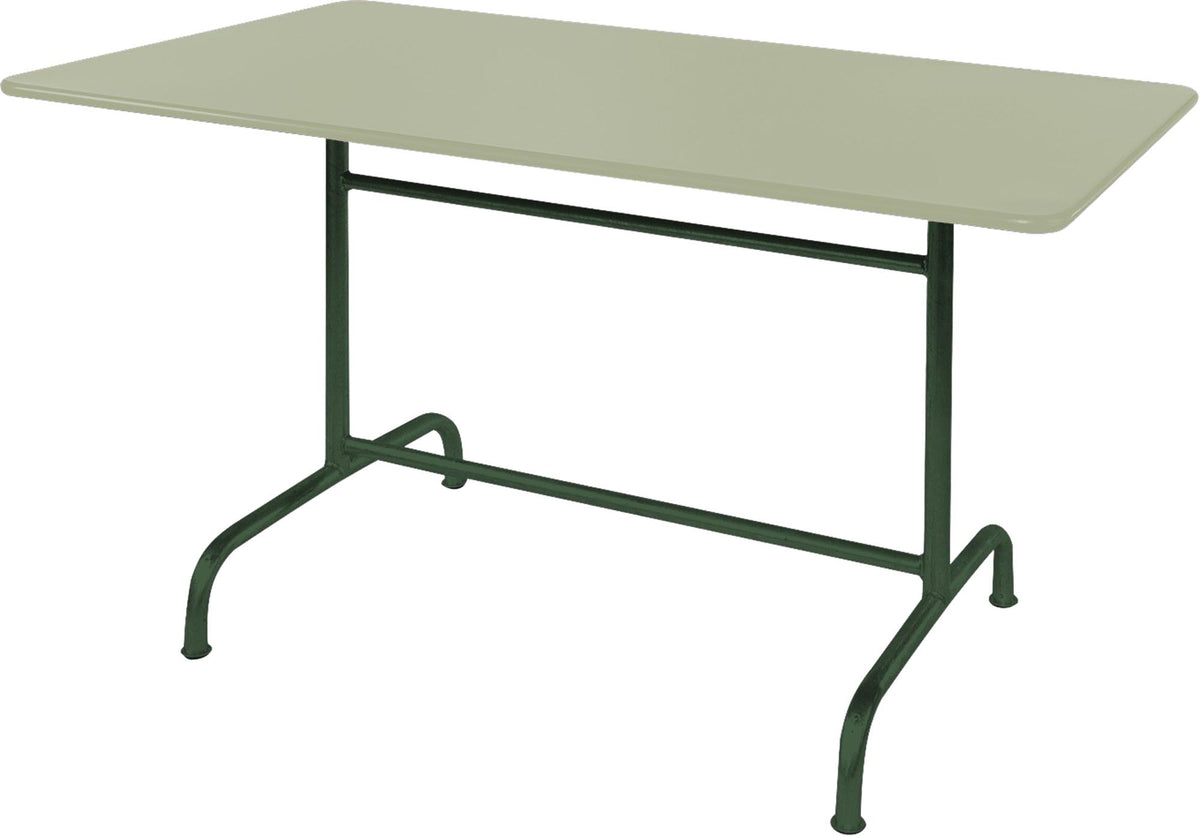 Rigi Metall-Gartentisch 180x80 klappbar in Pastellgrün präsentiert im Onlineshop von KAQTU Design AG. Gartentisch ist von Schaffner