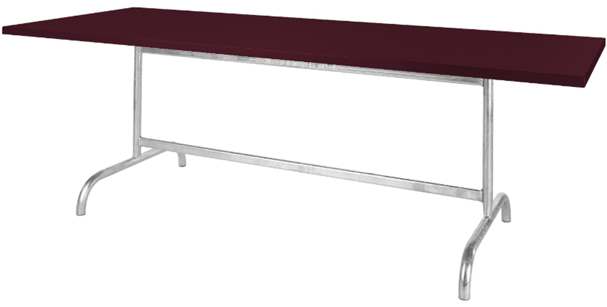 Säntis Metall-Gartentisch 180x90 klappbar in Bordeaux präsentiert im Onlineshop von KAQTU Design AG. Gartentisch ist von Schaffner