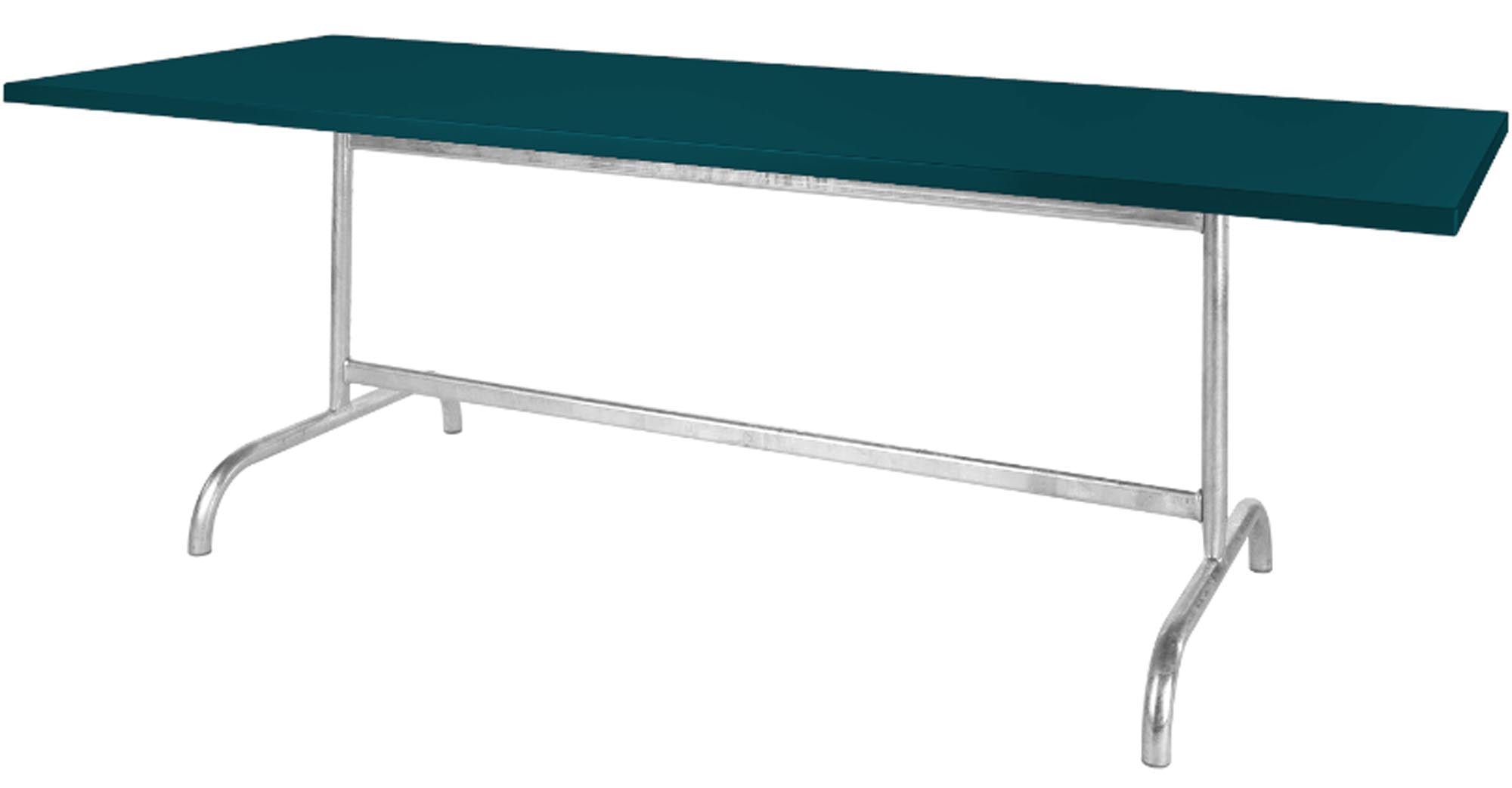 Robuster, klappbarer Säntis Metall-Gartentisch 180x90 cm, wetterfest, rostfrei, leicht zu transportieren – perfekt für Garten, Balkon oder Terrasse. Schweizer Qualität.