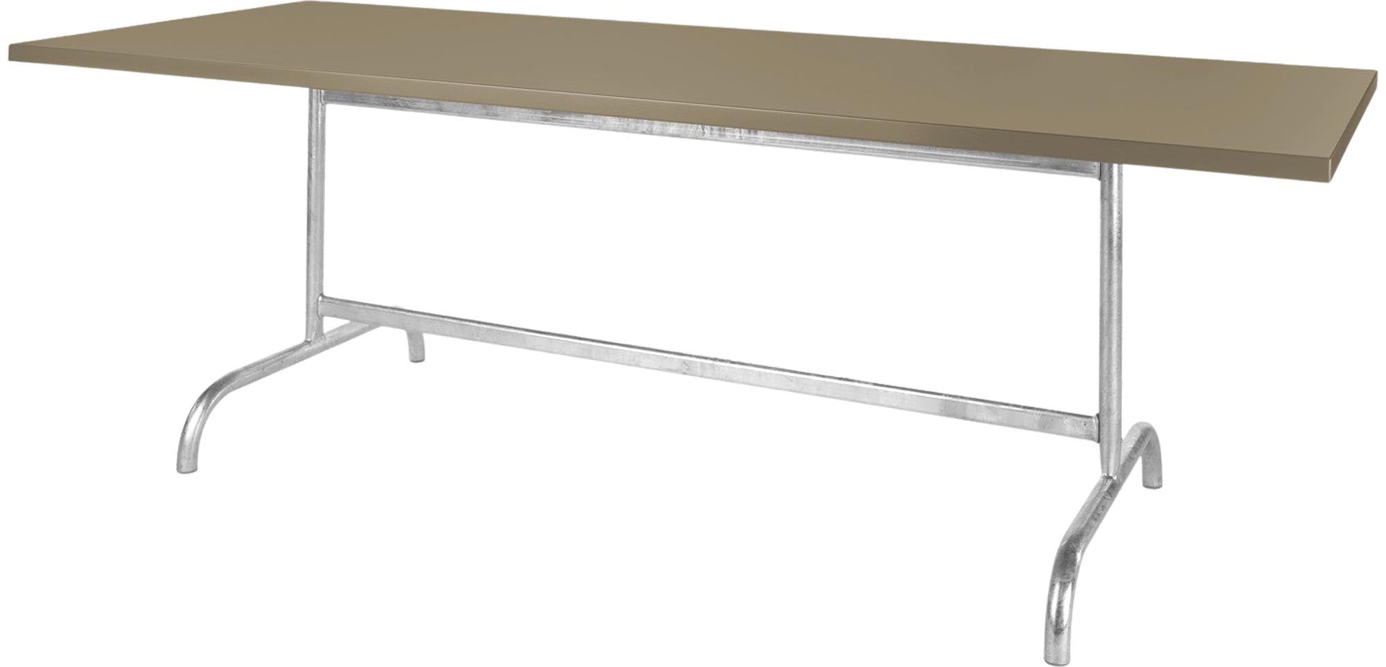 Eleganter klappbarer Gartentisch aus Metall, 180x90 cm, ideal für entspannte Stunden im Freien. Perfekt für Garten, Balkon und Terrasse.