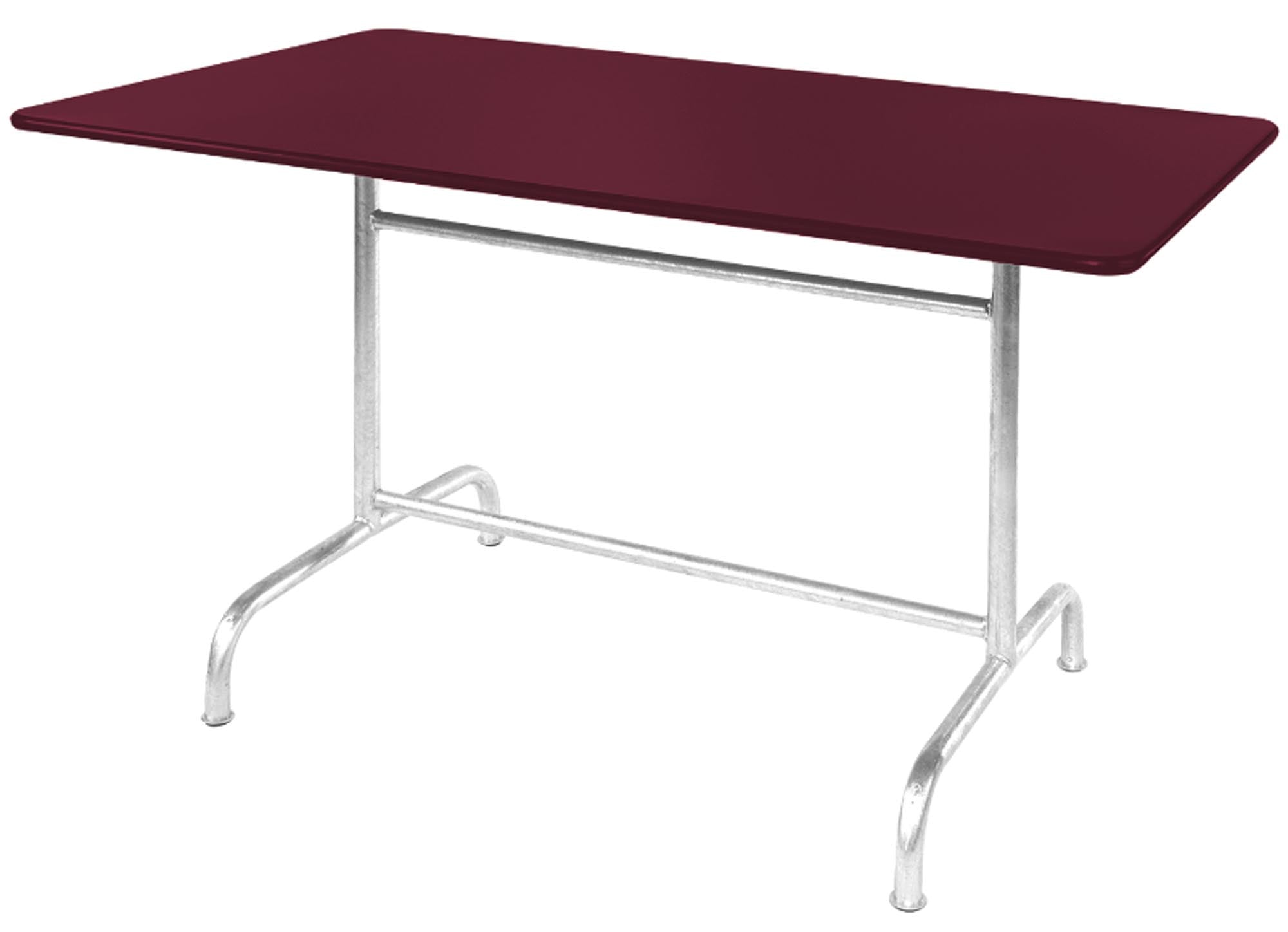 Rigi Metall-Gartentisch 180x90 klappbar in Bordeaux präsentiert im Onlineshop von KAQTU Design AG. Gartentisch ist von Schaffner