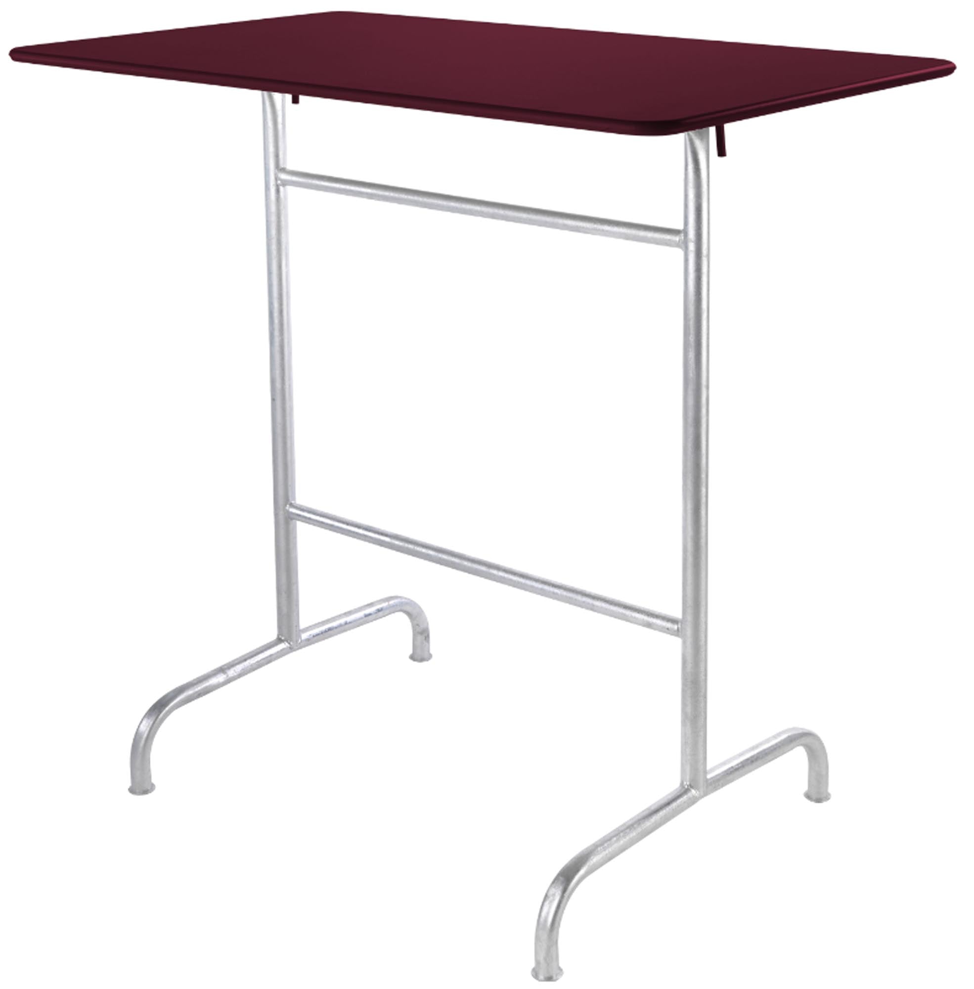 Rigi Metall-Stehtisch Outdoor 120x70 / 110 klappbar in Bordeaux präsentiert im Onlineshop von KAQTU Design AG. Hochtisch Outdoor ist von Schaffner