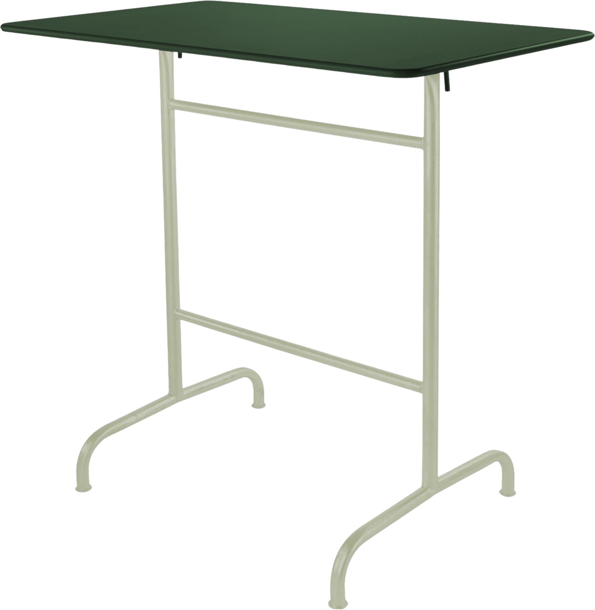 Schaffner Rigi Metall-Stehtisch outdoor 120x70 / 110, klappbar, wetterfest, langlebig, elegantes Design, ideal für Garten, Terrasse und Events.