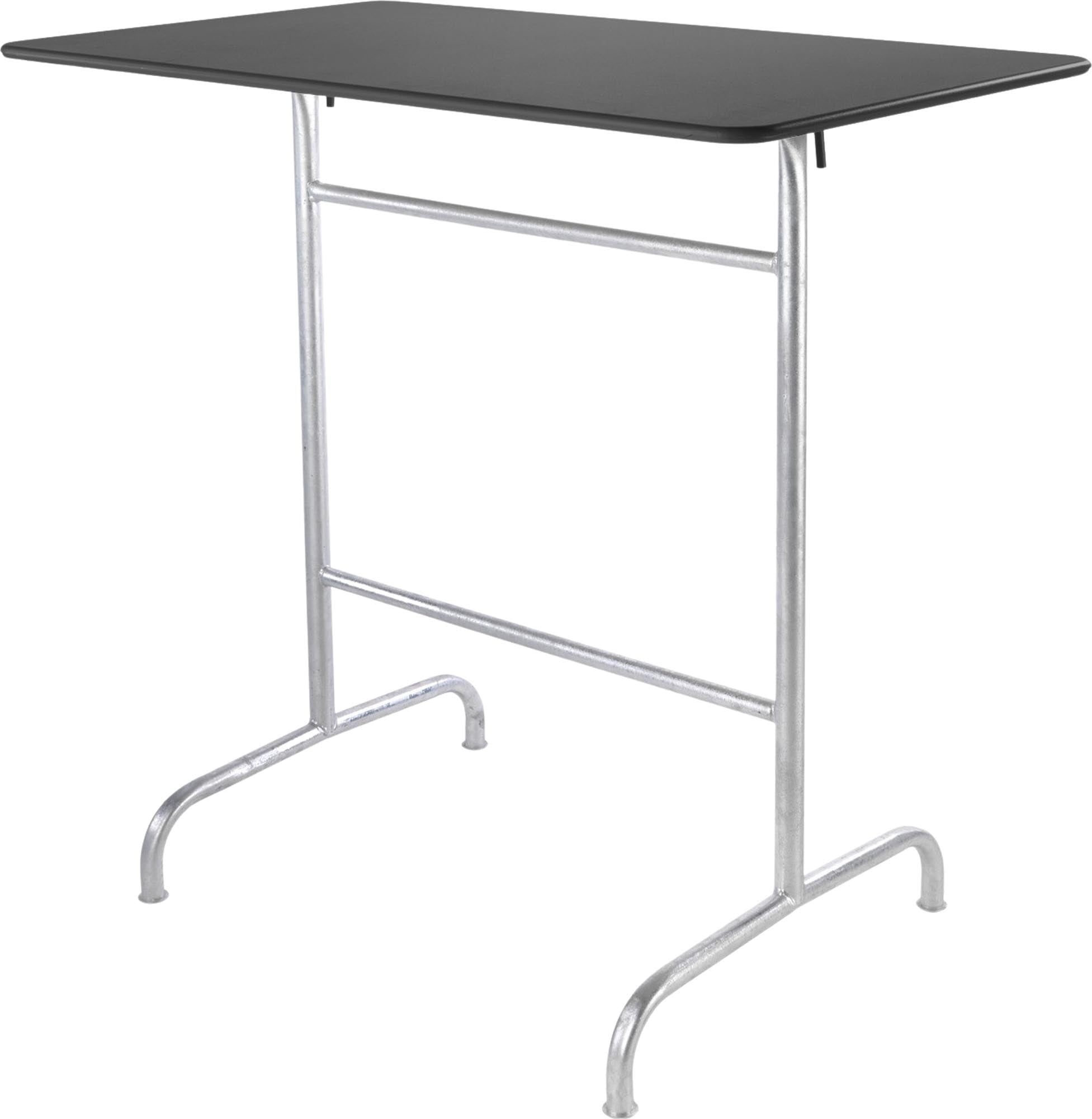 Rigi Metall-Stehtisch Outdoor 120x70 / 110 klappbar in Graphit präsentiert im Onlineshop von KAQTU Design AG. Hochtisch Outdoor ist von Schaffner