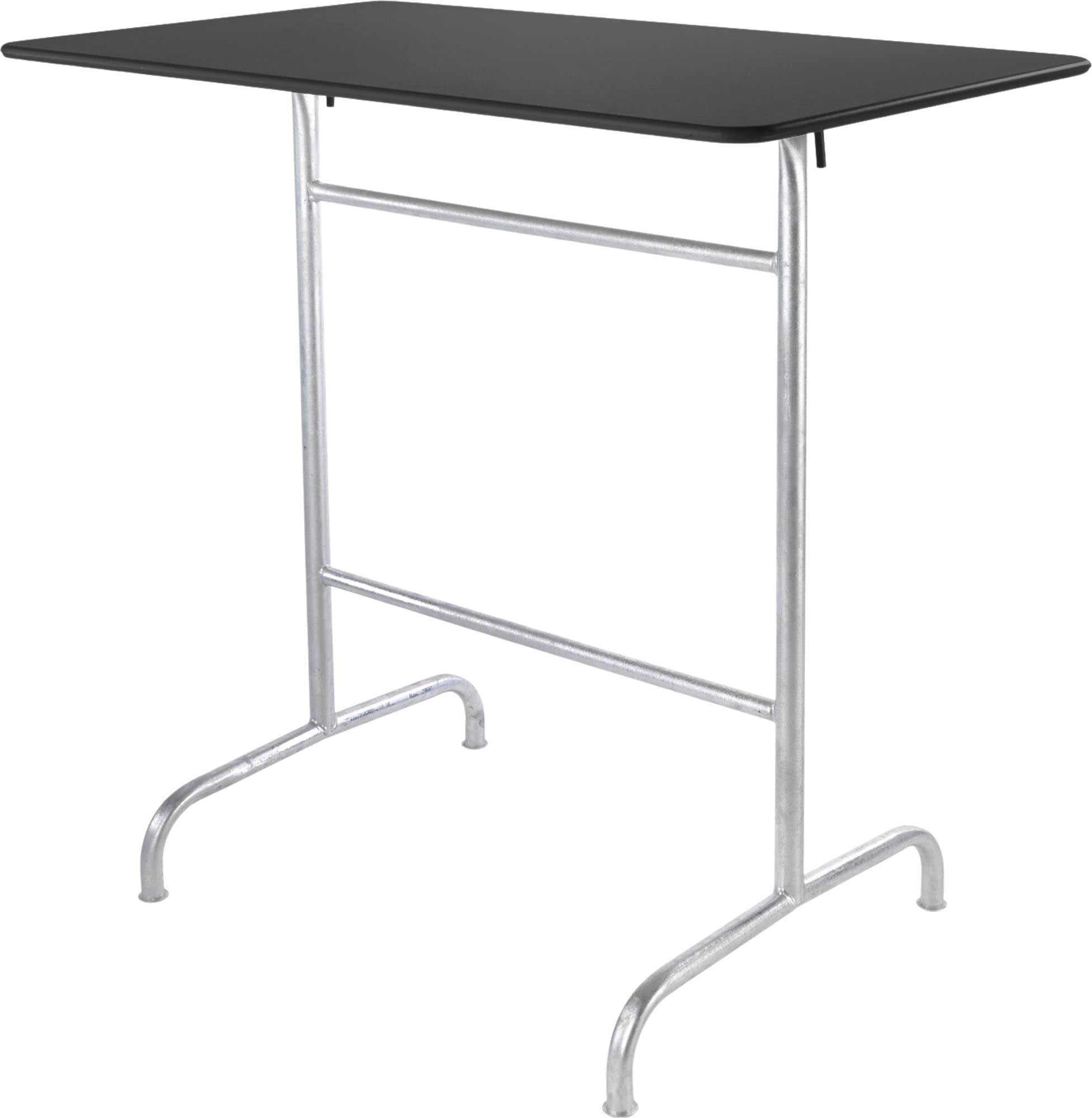 Moderner klappbarer Stehtisch aus Metall, ideal für den Außenbereich. Perfekt für Gartenpartys und Terrassen, wetterfest und stabil.