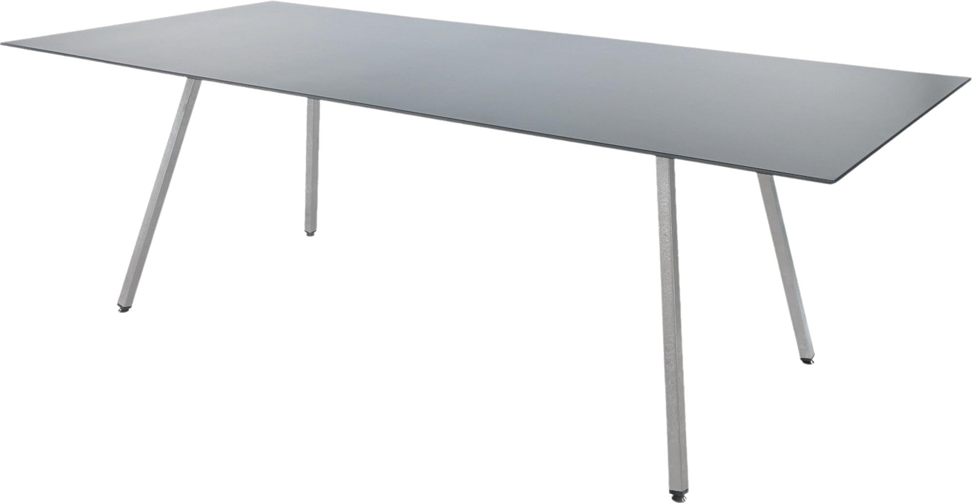 Entdecken Sie den Fiberglastisch Chur von Schaffner – ein stilvoller, wetterfester Gartentisch, der Eleganz und Funktionalität vereint.