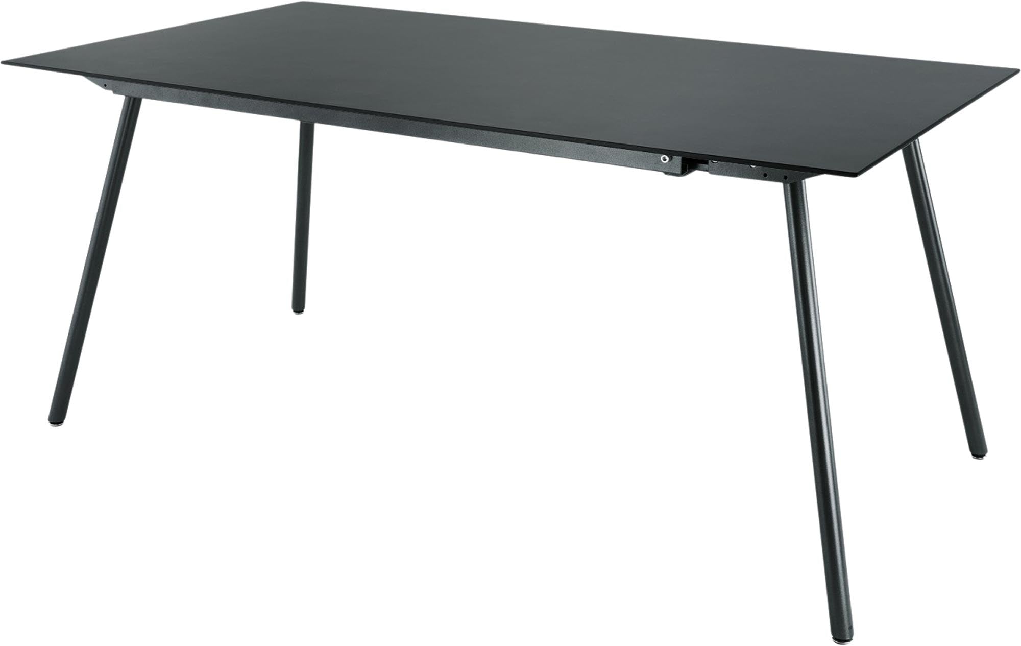 Eleganter Locarno Glasfaser-Gartentisch 160x90 aus wetterfestem, langlebigem Material. Perfekt für Garten, Terrasse & Balkon. Schweizer Qualität.