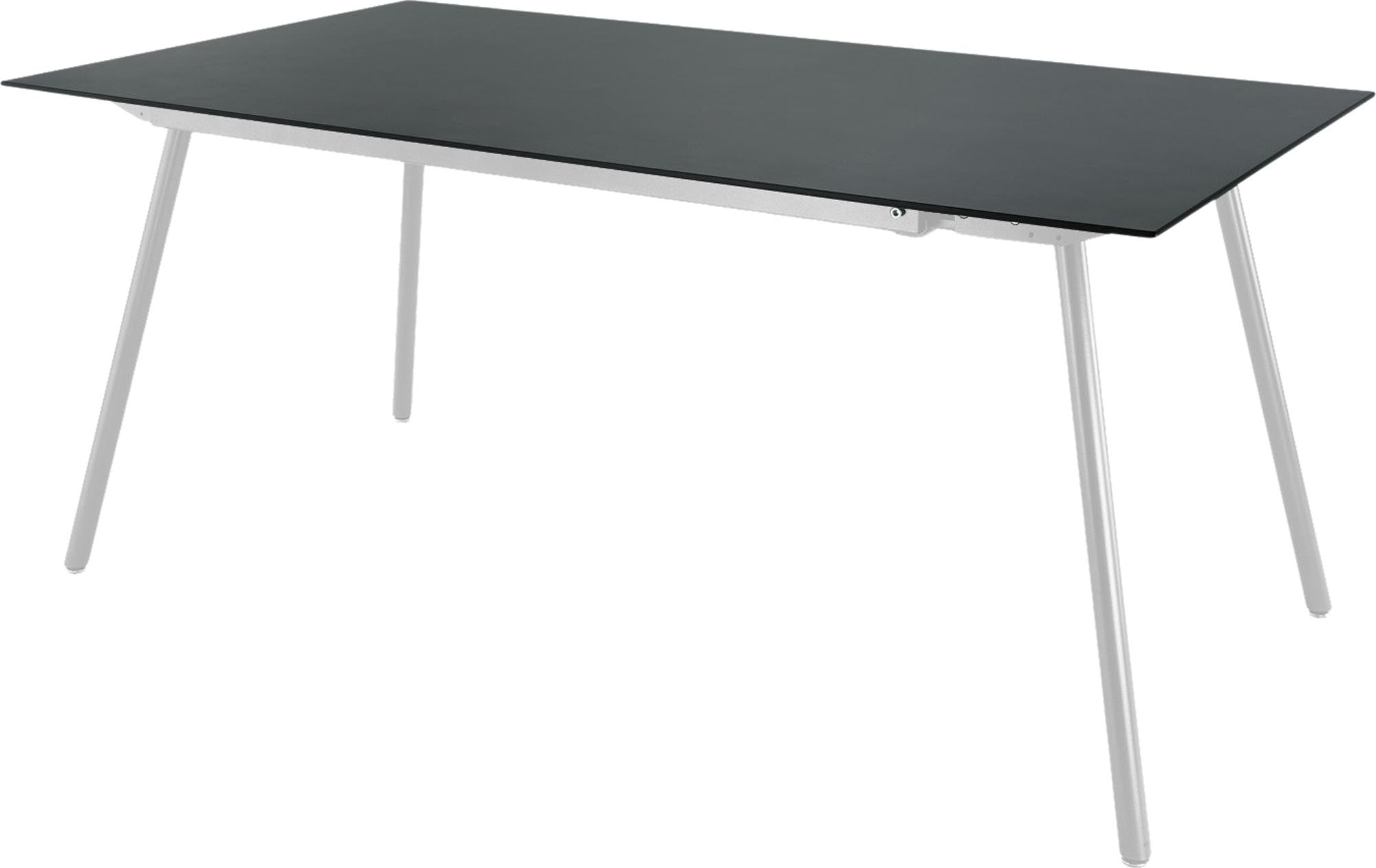 Locarno Glasfaser-Gartentisch 160x90 in Graphit präsentiert im Onlineshop von KAQTU Design AG. Gartentisch ist von Schaffner