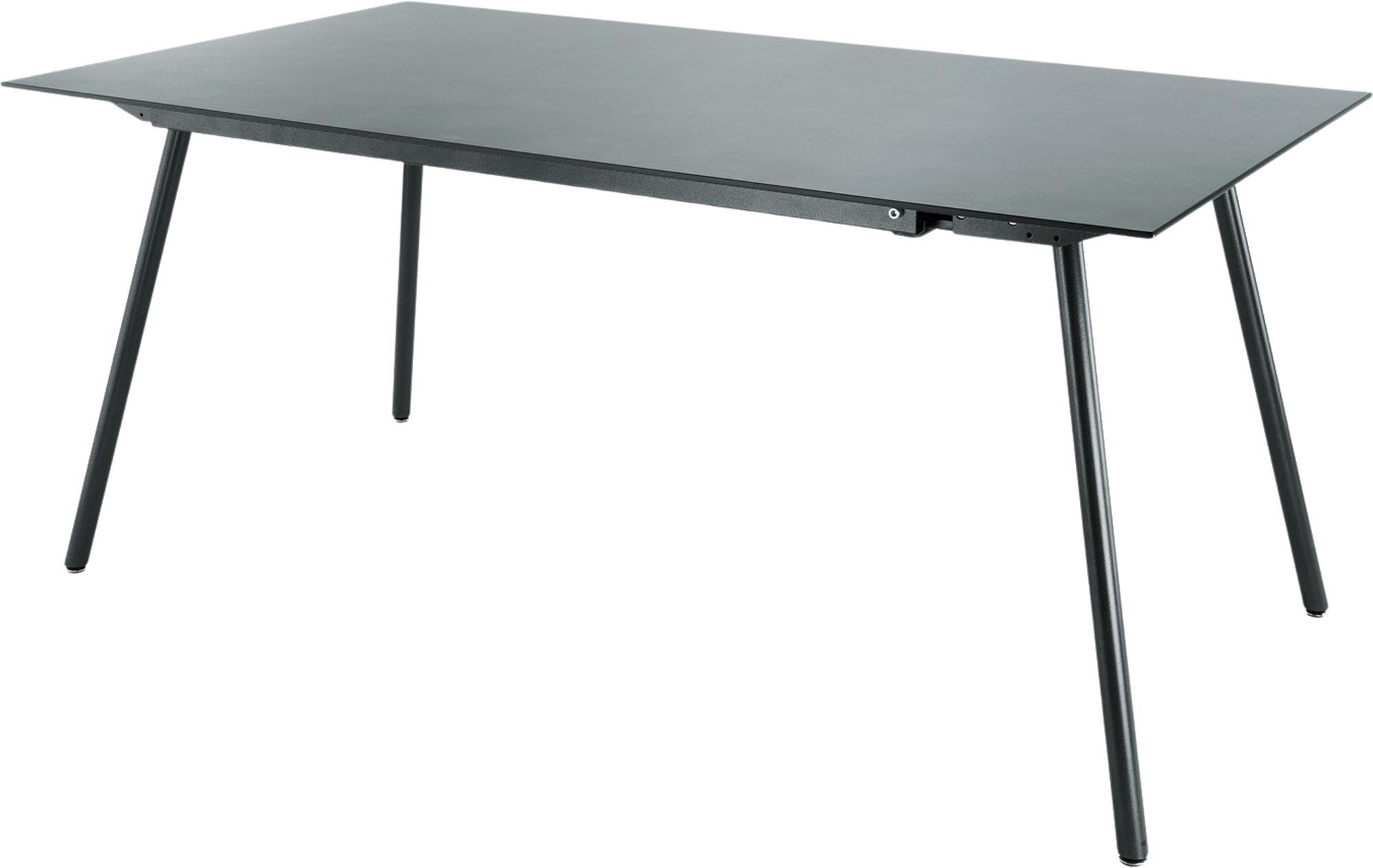 Eleganter, wetterfester Glasfaser-Gartentisch 160x90 cm von Schaffner. Schweizer Qualität, langlebig, pflegeleicht, in vielfältigen Farben – ideal für Garten, Balkon und Terrasse.