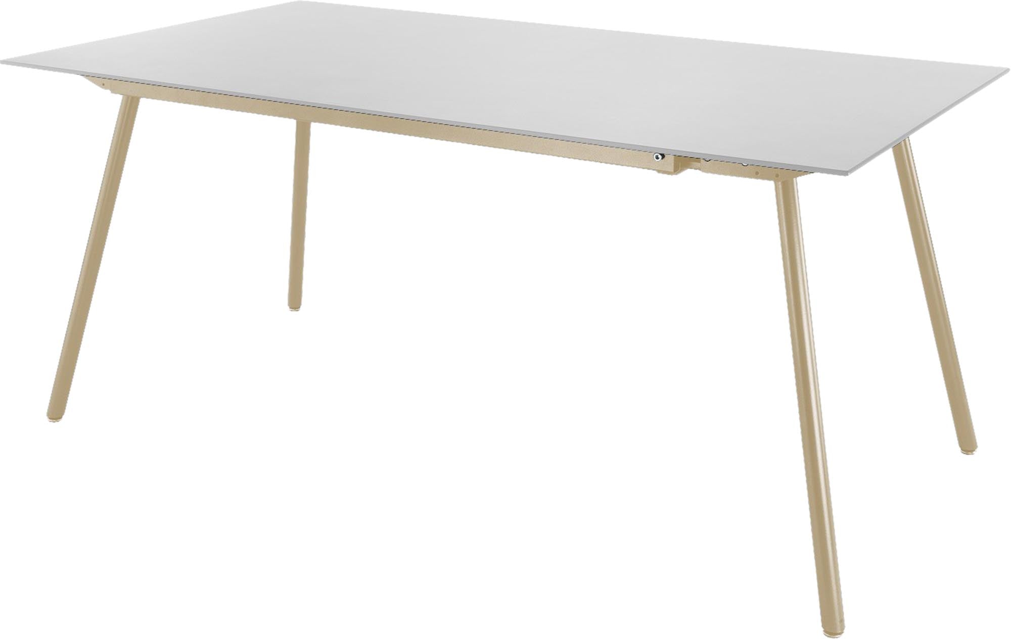 Eleganter Locarno Glasfaser-Gartentisch 160x90 cm von Schaffner, langlebig, wetterfest, pflegeleicht und in vielfältigen Farben – ideal für Ihren Außenbereich.