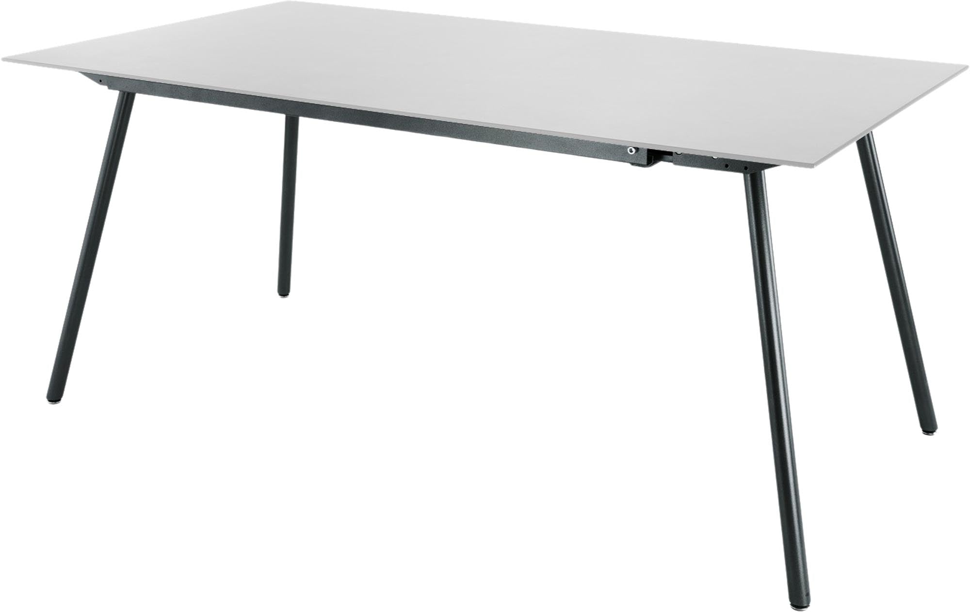 Eleganter Locarno Glasfaser-Gartentisch 160x90 cm von Schaffner, langlebig, wetterfest, pflegeleicht, modernes Design – ideal für Garten, Balkon und Terrasse.