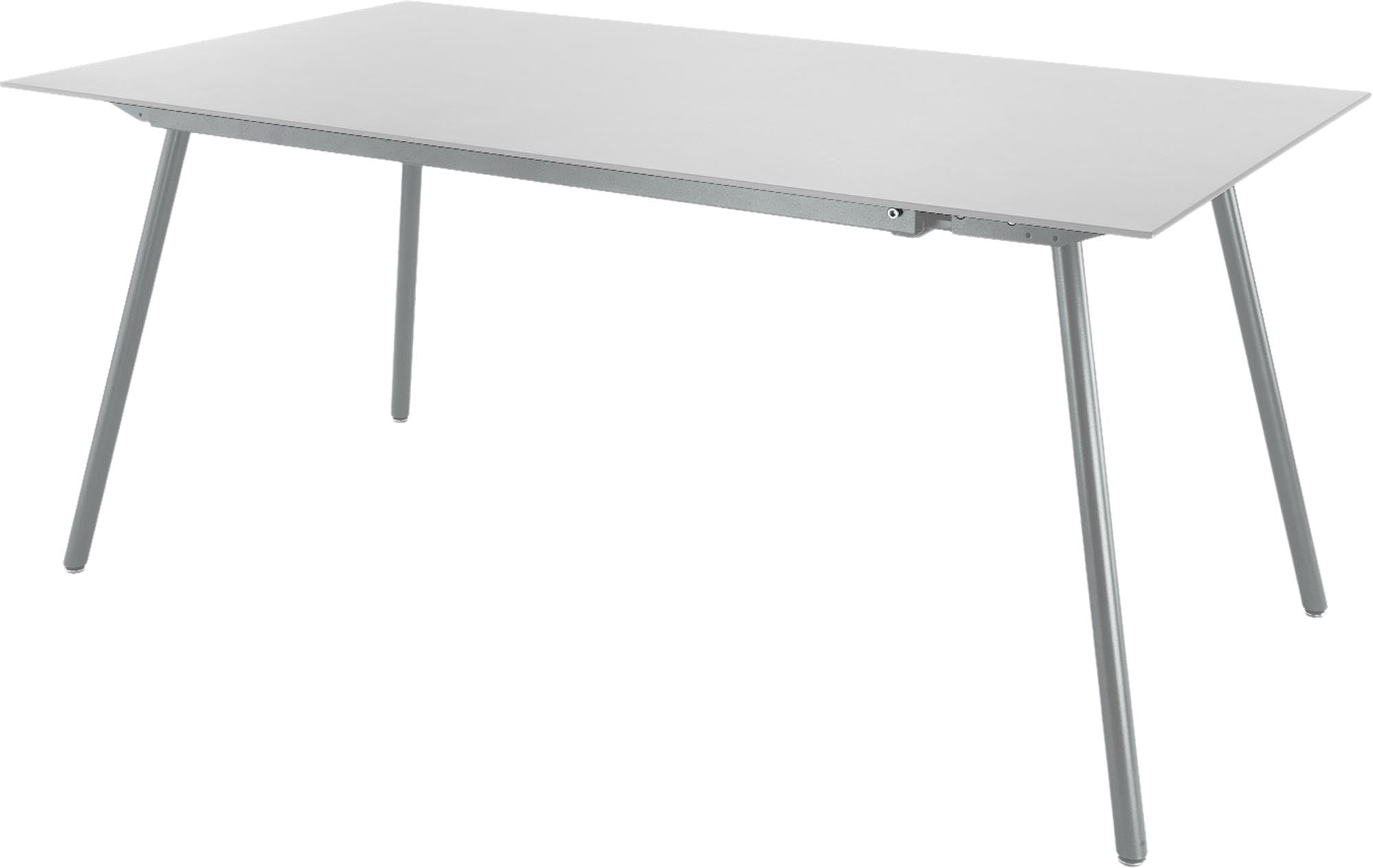 Hochwertiger Locarno Glasfaser-Gartentisch 160x90 cm von Schaffner, wetterfest, pflegeleicht, modernes Design, perfekt für Garten, Balkon und Terrasse.
