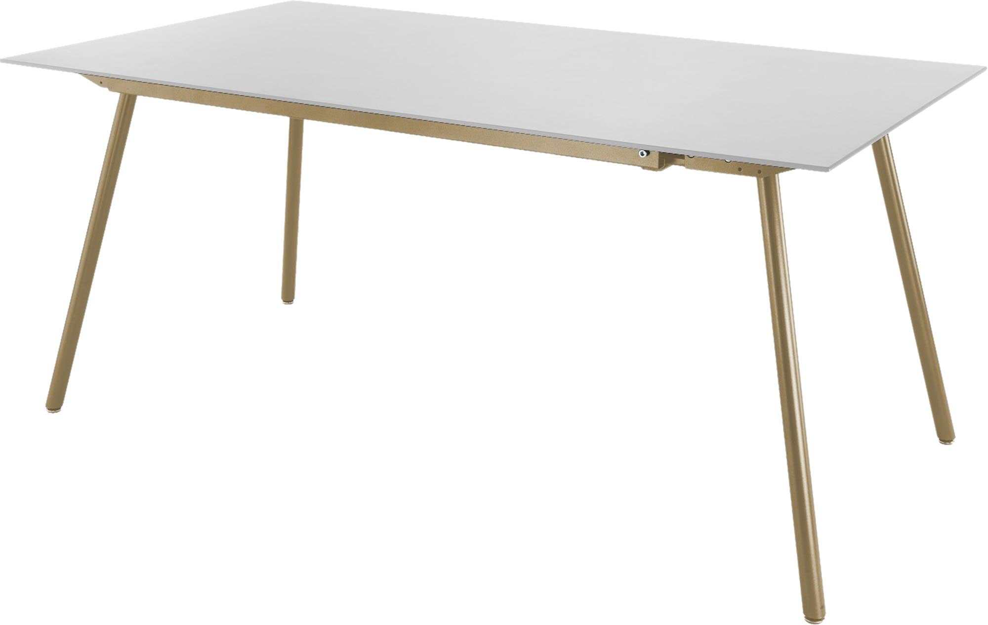 Locarno Glasfaser-Gartentisch 160x90 in Weiss präsentiert im Onlineshop von KAQTU Design AG. Gartentisch ist von Schaffner
