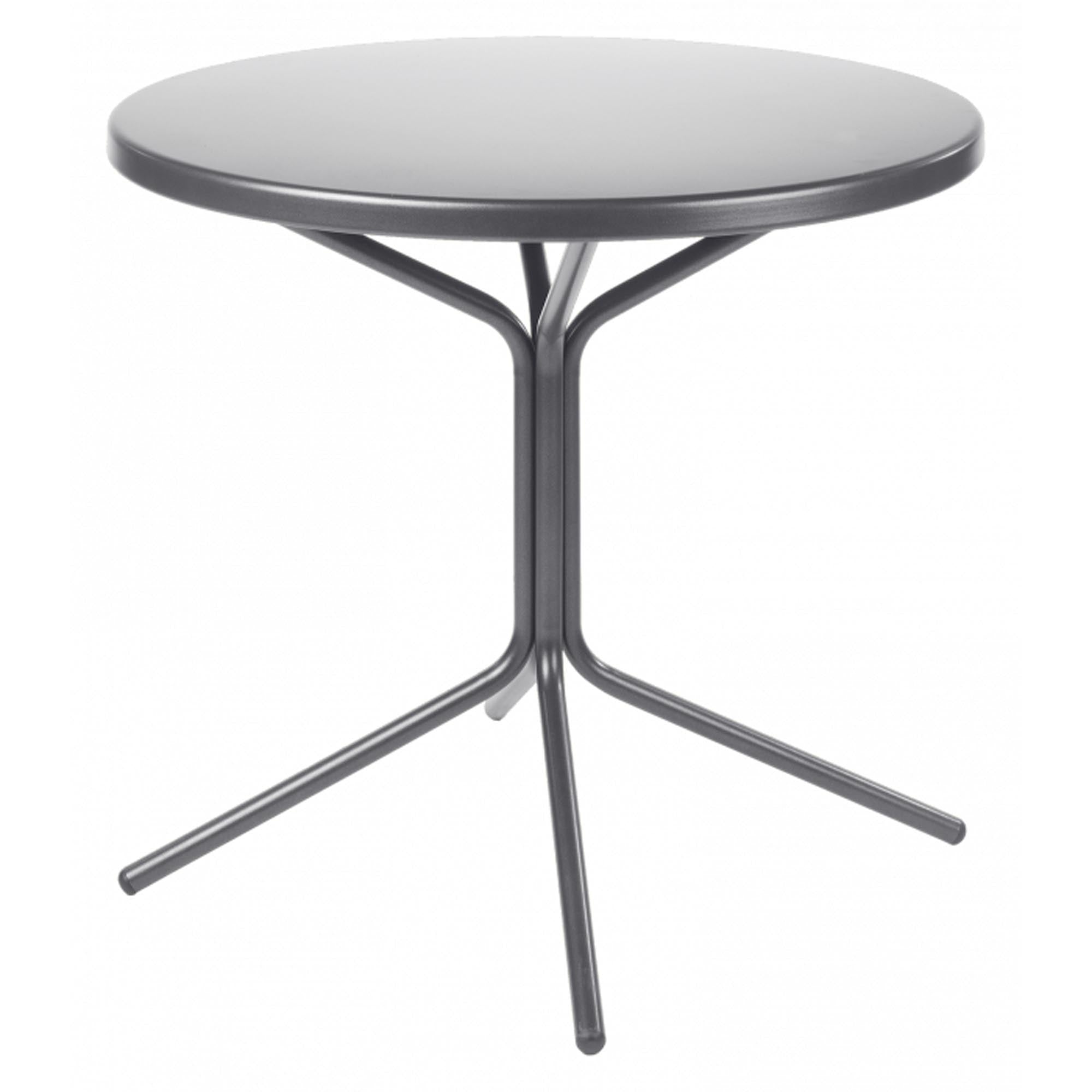 Moderner PIX Metall-Beistelltisch für den Außenbereich, Ø54 cm, ideal für stilvolle Akzente im Garten oder auf der Terrasse.