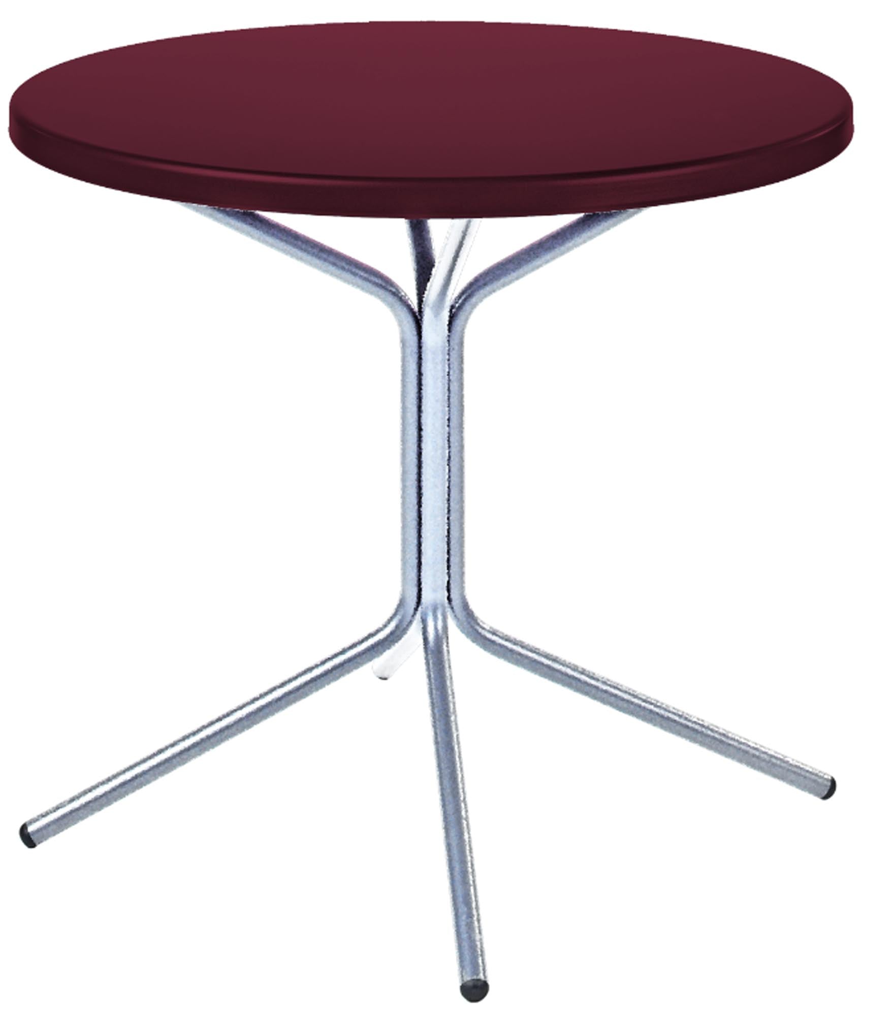 PIX Metall-Beistelltisch Outdoor ø54 / 54 in Bordeaux / Feuerverzinkt präsentiert im Onlineshop von KAQTU Design AG. Beistelltisch Outdoor ist von Schaffner
