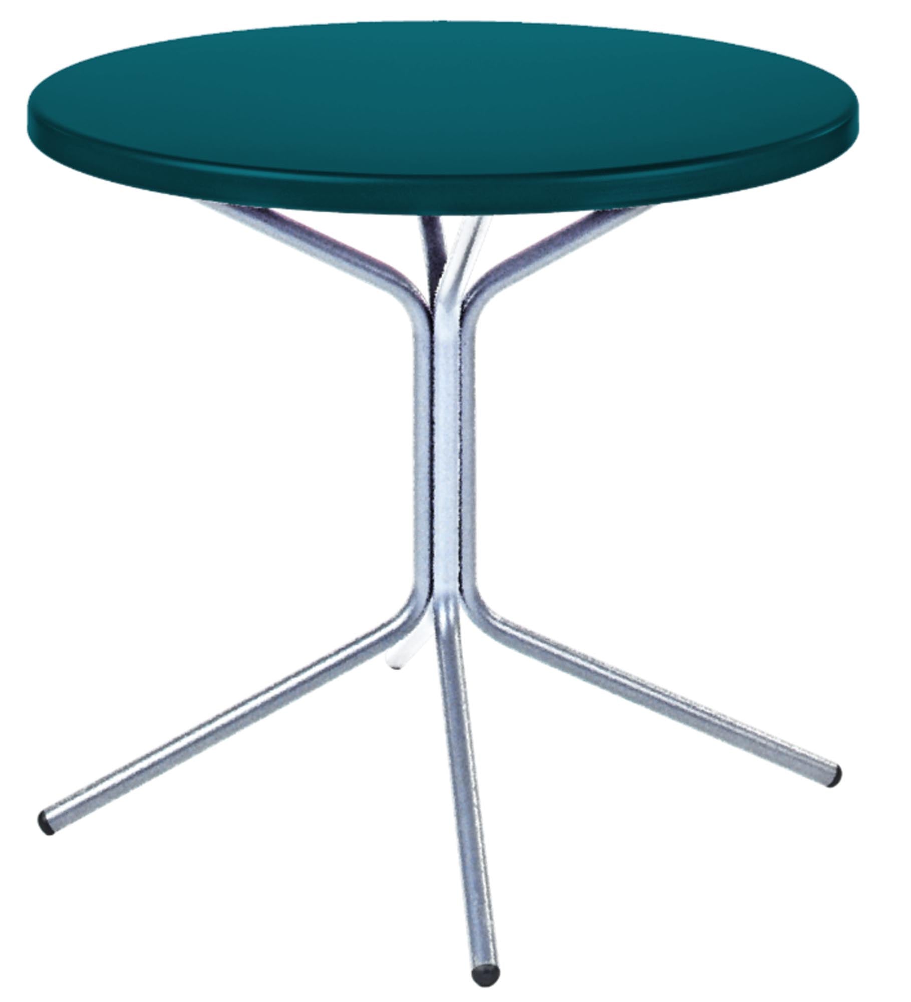 PIX Metall-Beistelltisch Outdoor ø54 / 54 in Kaliblau / Feuerverzinkt präsentiert im Onlineshop von KAQTU Design AG. Beistelltisch Outdoor ist von Schaffner