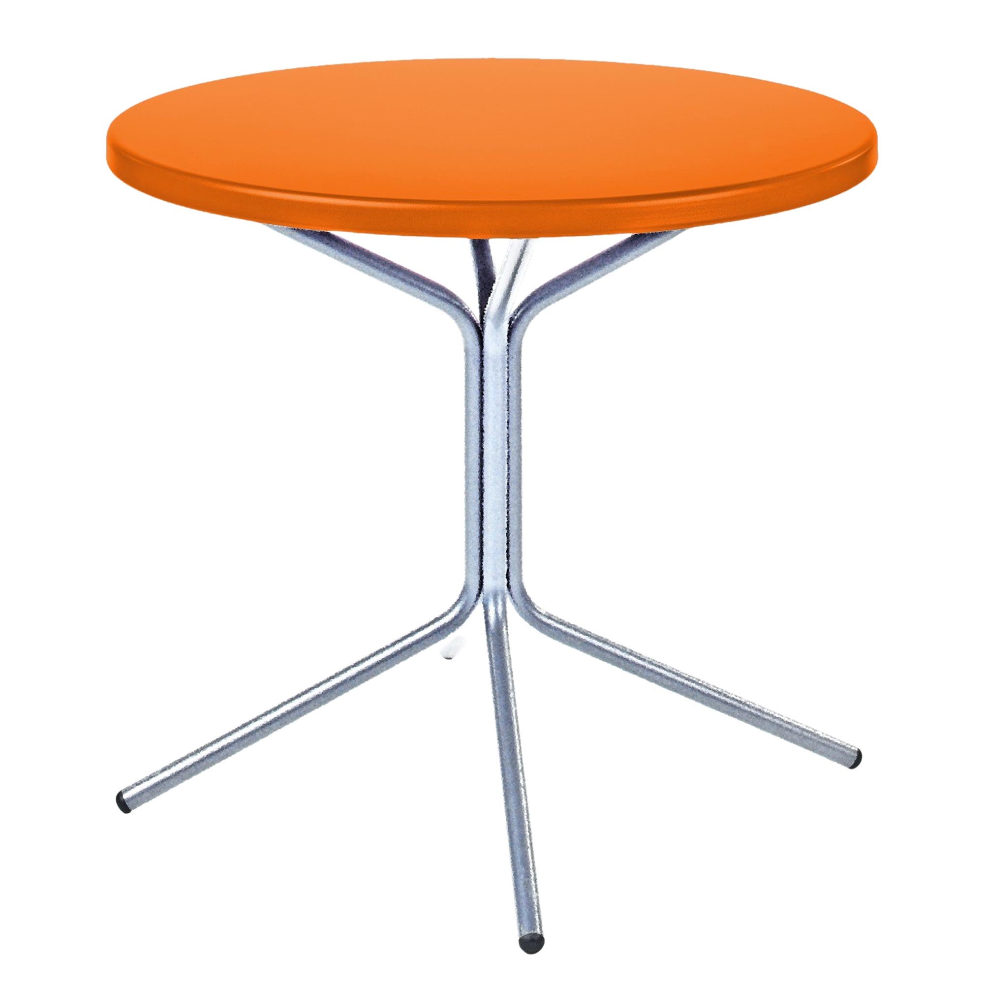 PIX Metall-Beistelltisch Outdoor ø54 / 54 in Orange / Feuerverzinkt präsentiert im Onlineshop von KAQTU Design AG. Beistelltisch Outdoor ist von Schaffner